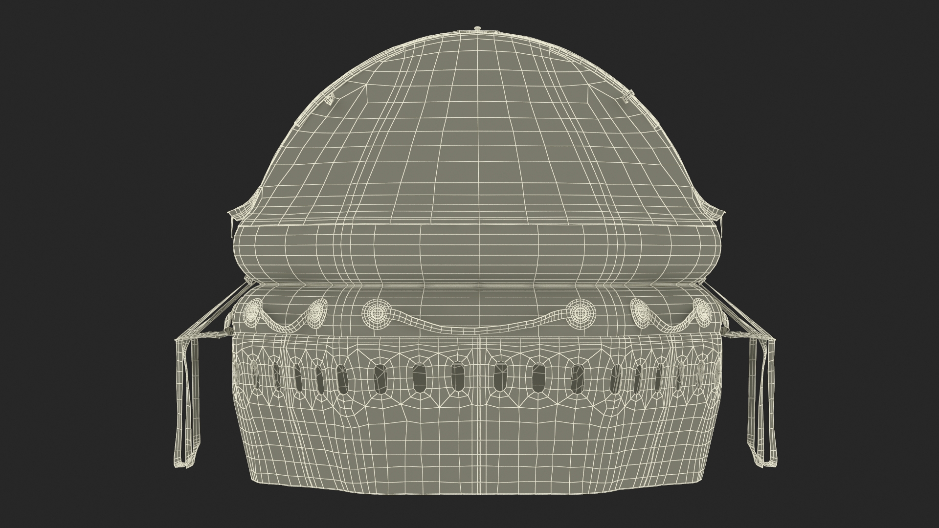 3D model Inflatable Life Raft Open