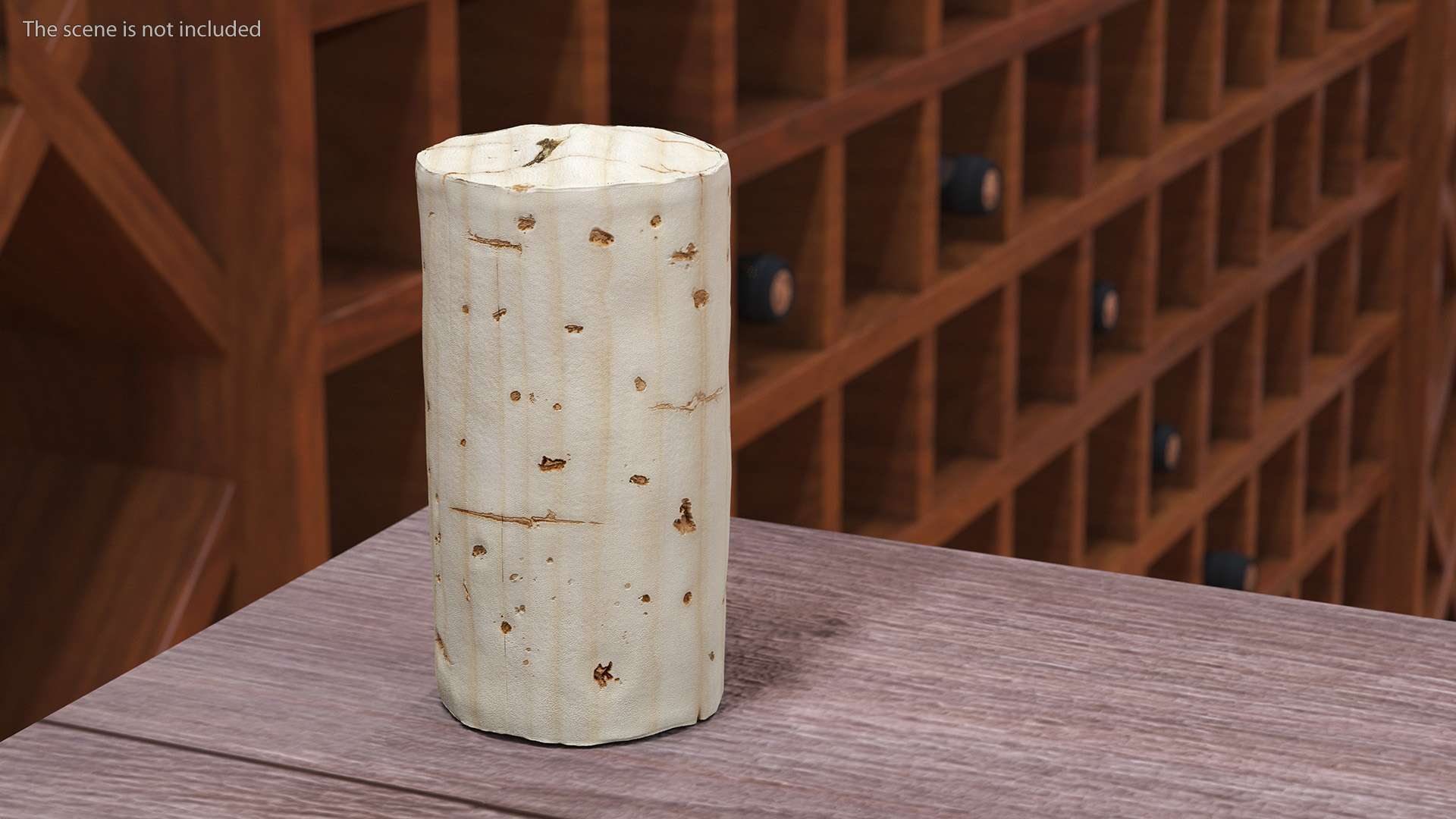 3D Realistic Wine Bottle Cork