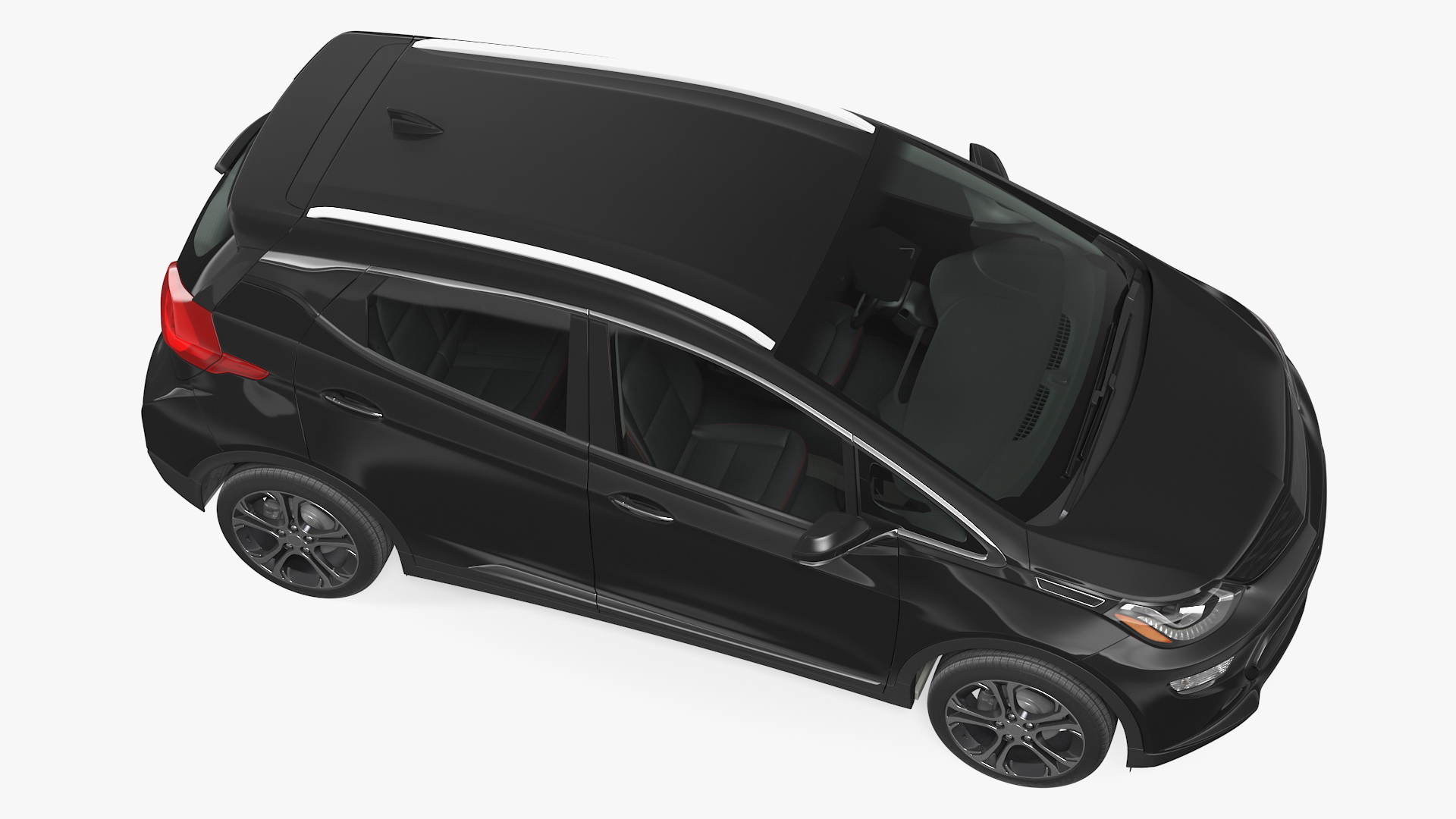 Electric Family Vehicle 2018 Simple Interior Generic 3D