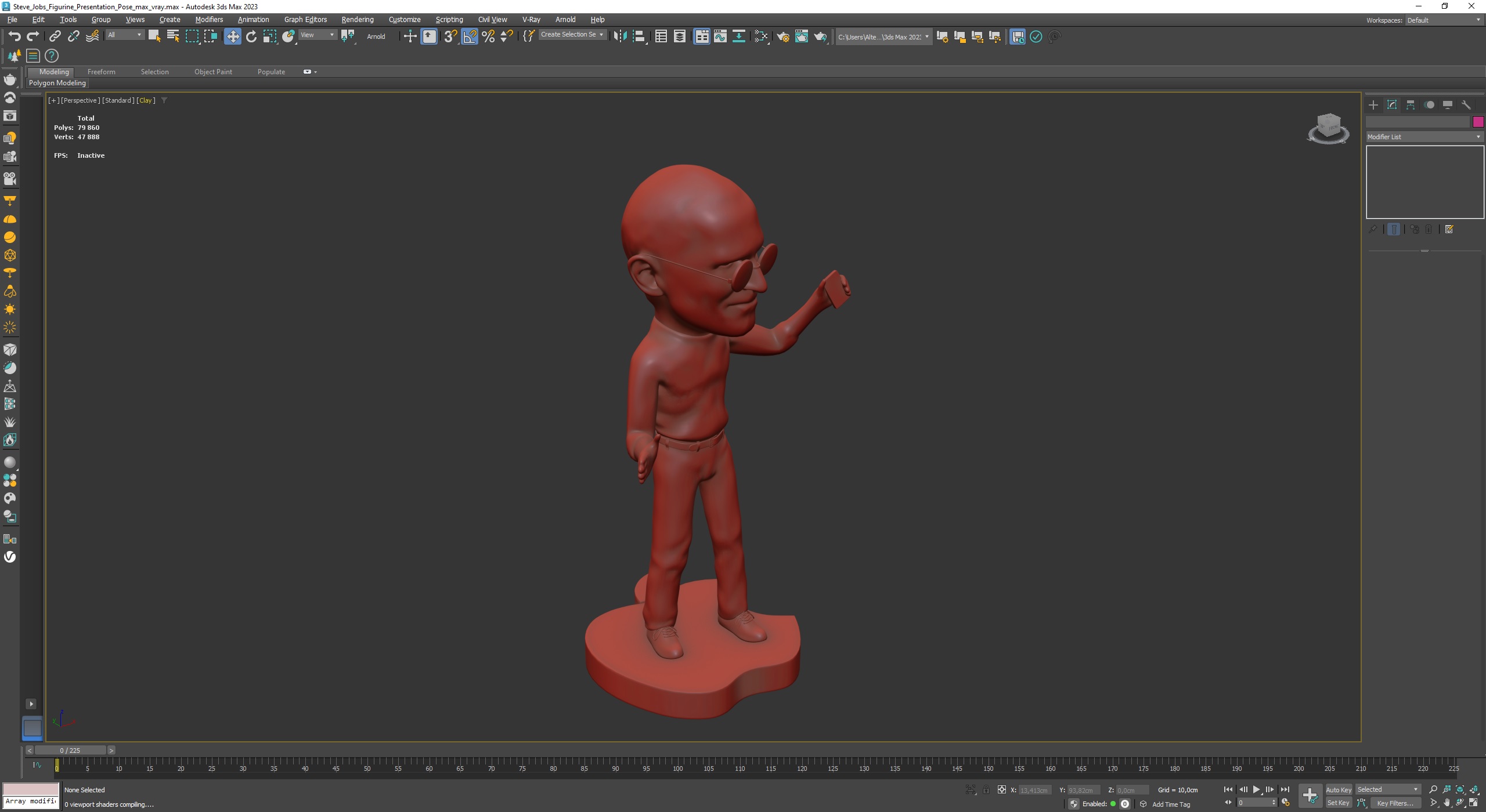 3D model Steve Jobs Figurine Presentation Pose for 3D Print