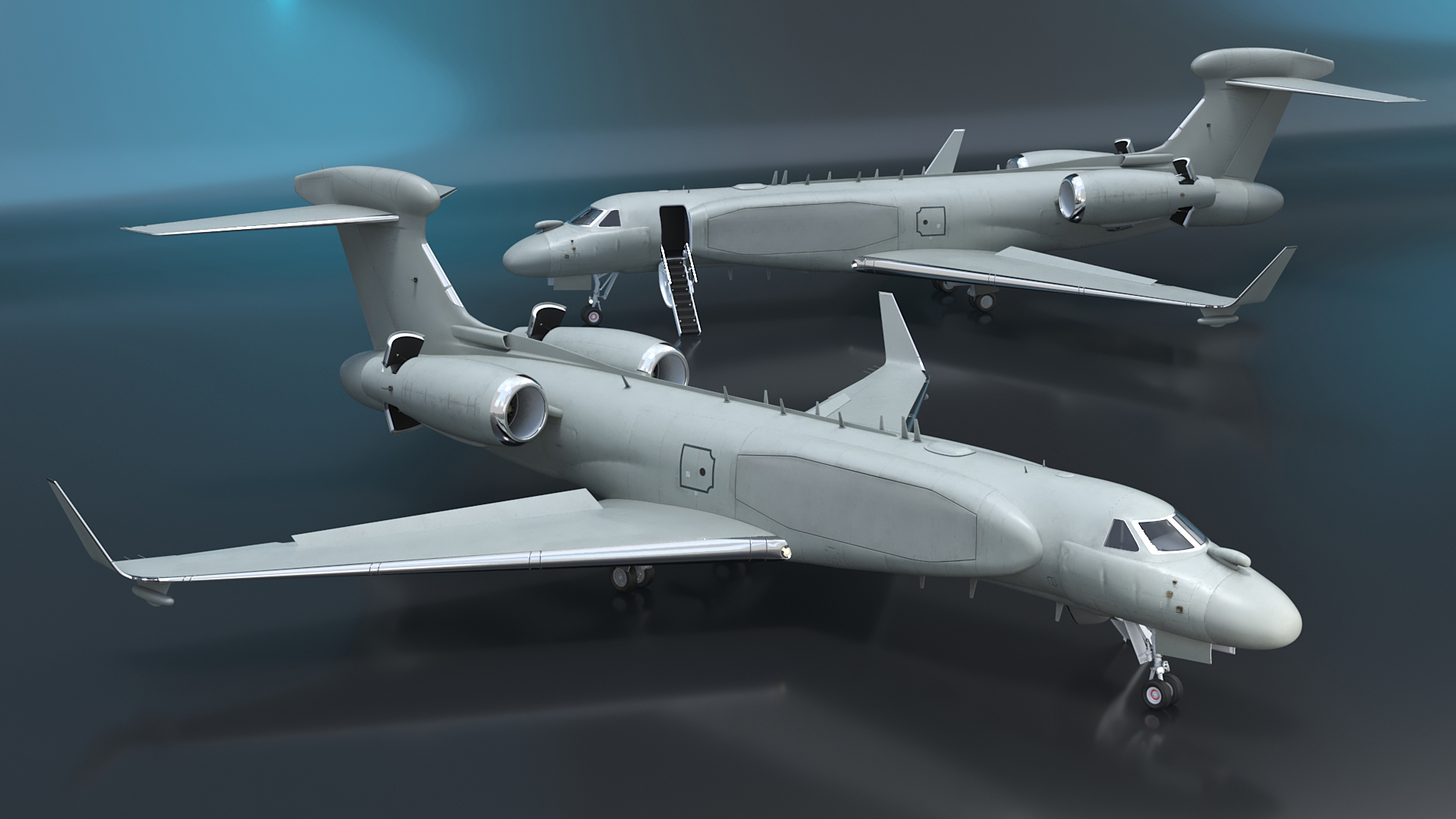 3D Airborne Early Warning Aircraft