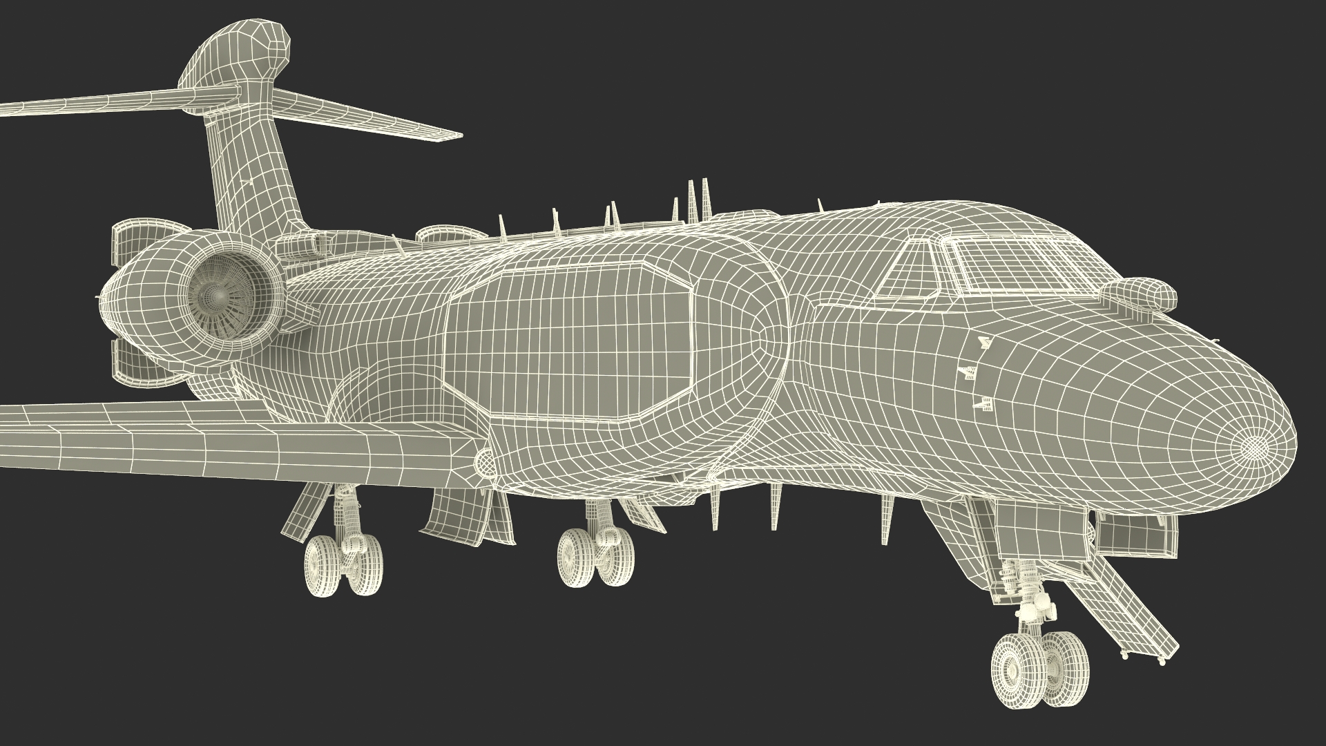 3D Airborne Early Warning Aircraft