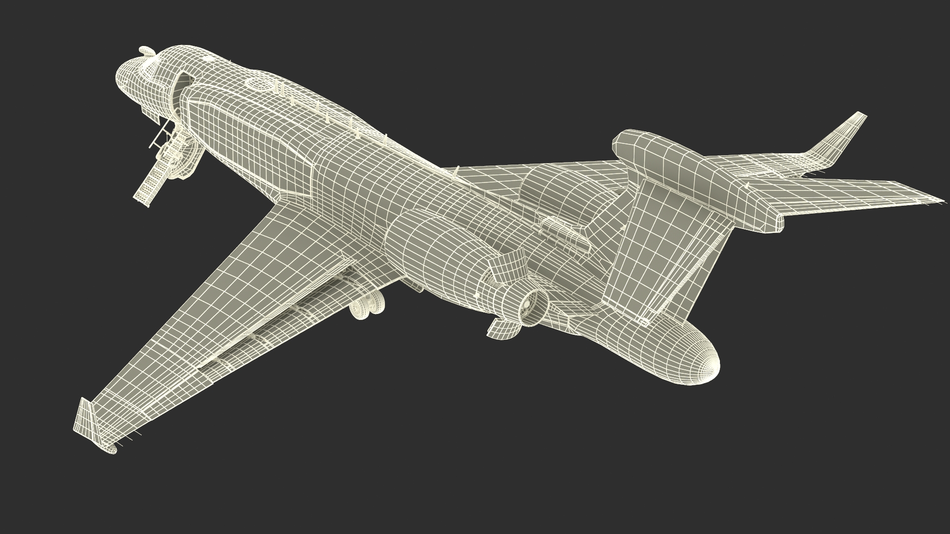 3D Airborne Early Warning Aircraft