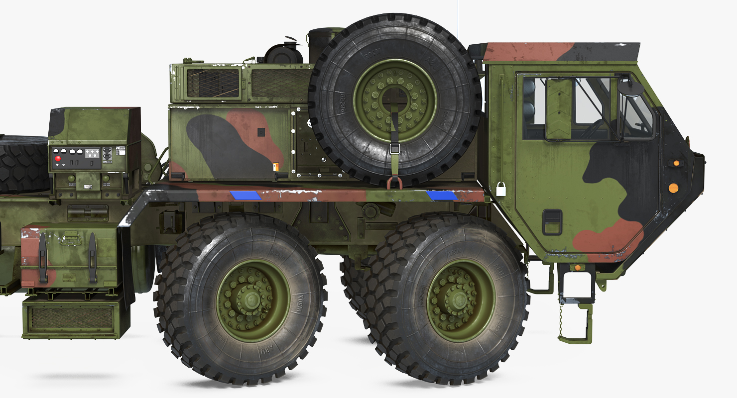 3D model Military Truck Oshkosh HEMTT M985 Rigged