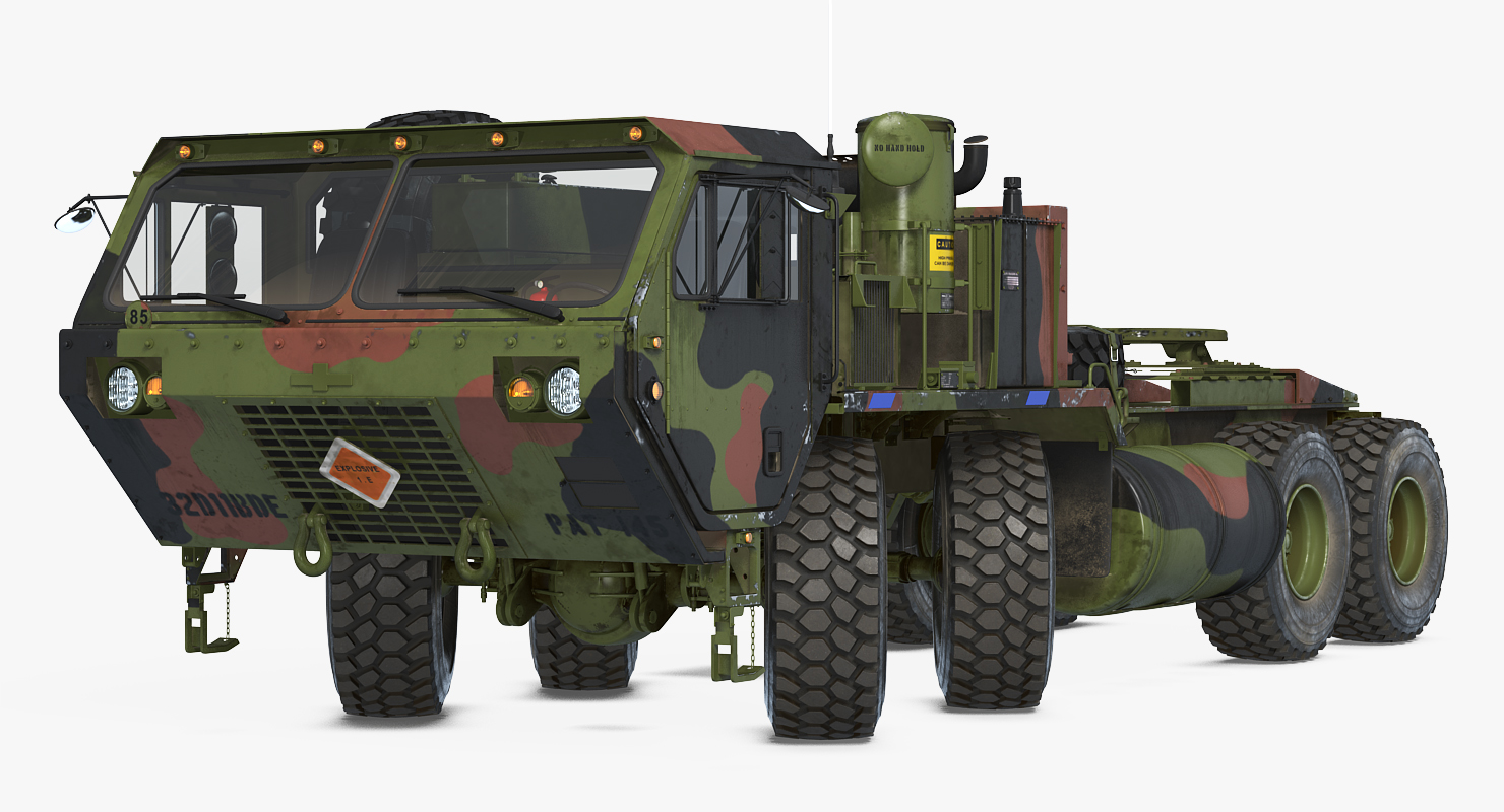 3D model Military Truck Oshkosh HEMTT M985 Rigged