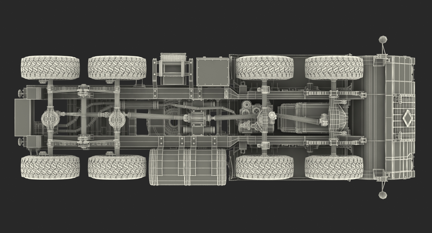 3D model Military Truck Oshkosh HEMTT M985 Rigged