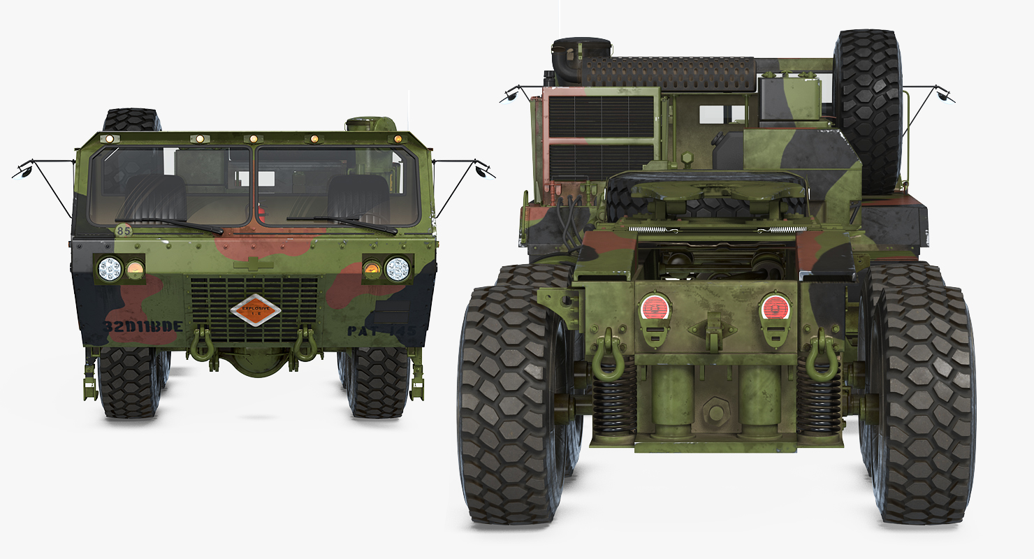 3D model Military Truck Oshkosh HEMTT M985 Rigged