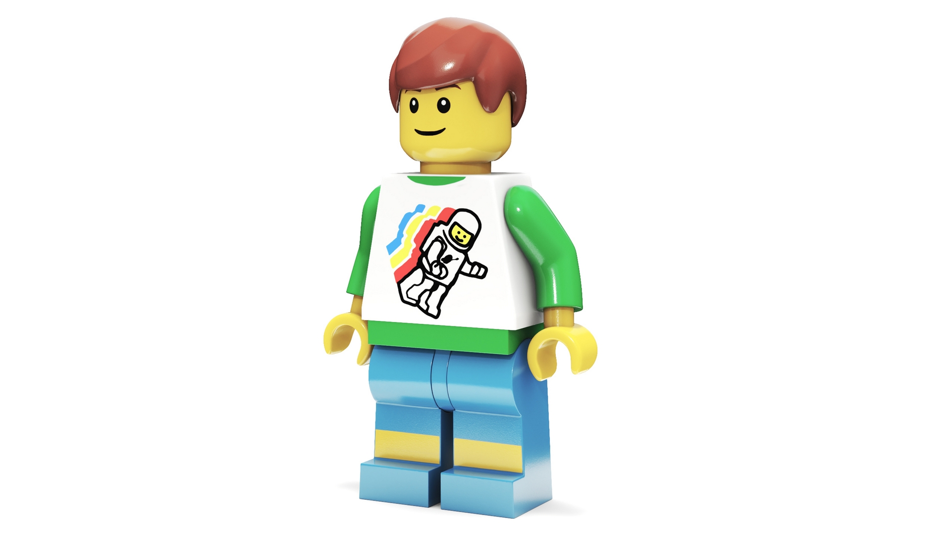 Minifigure LEGO Teenager 3D model