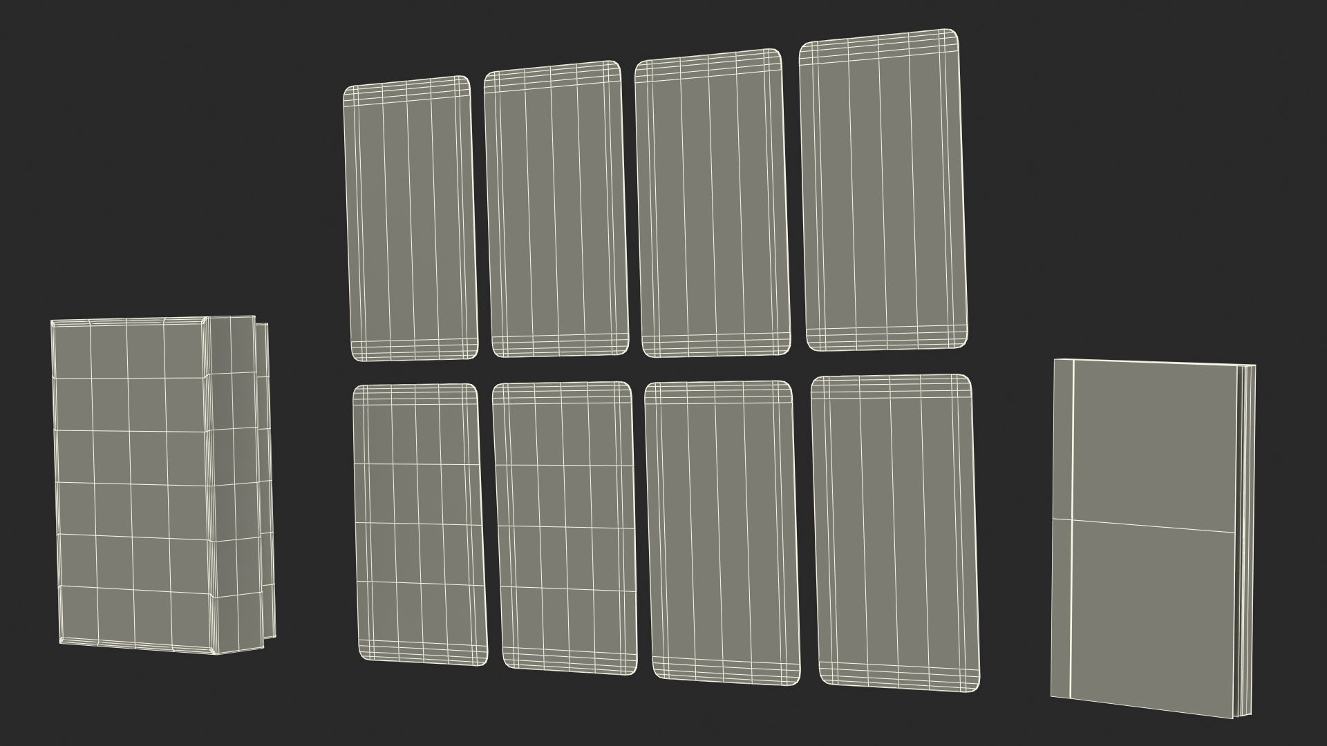 3D Luna Somnia Tarot Cards model