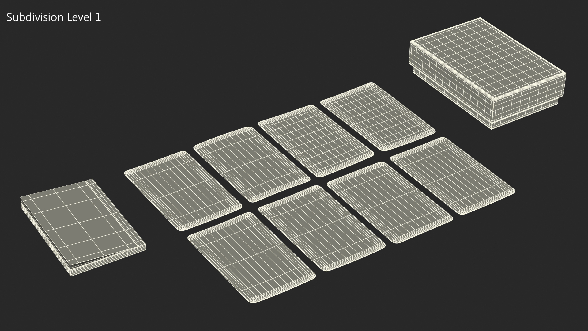 3D Luna Somnia Tarot Cards model