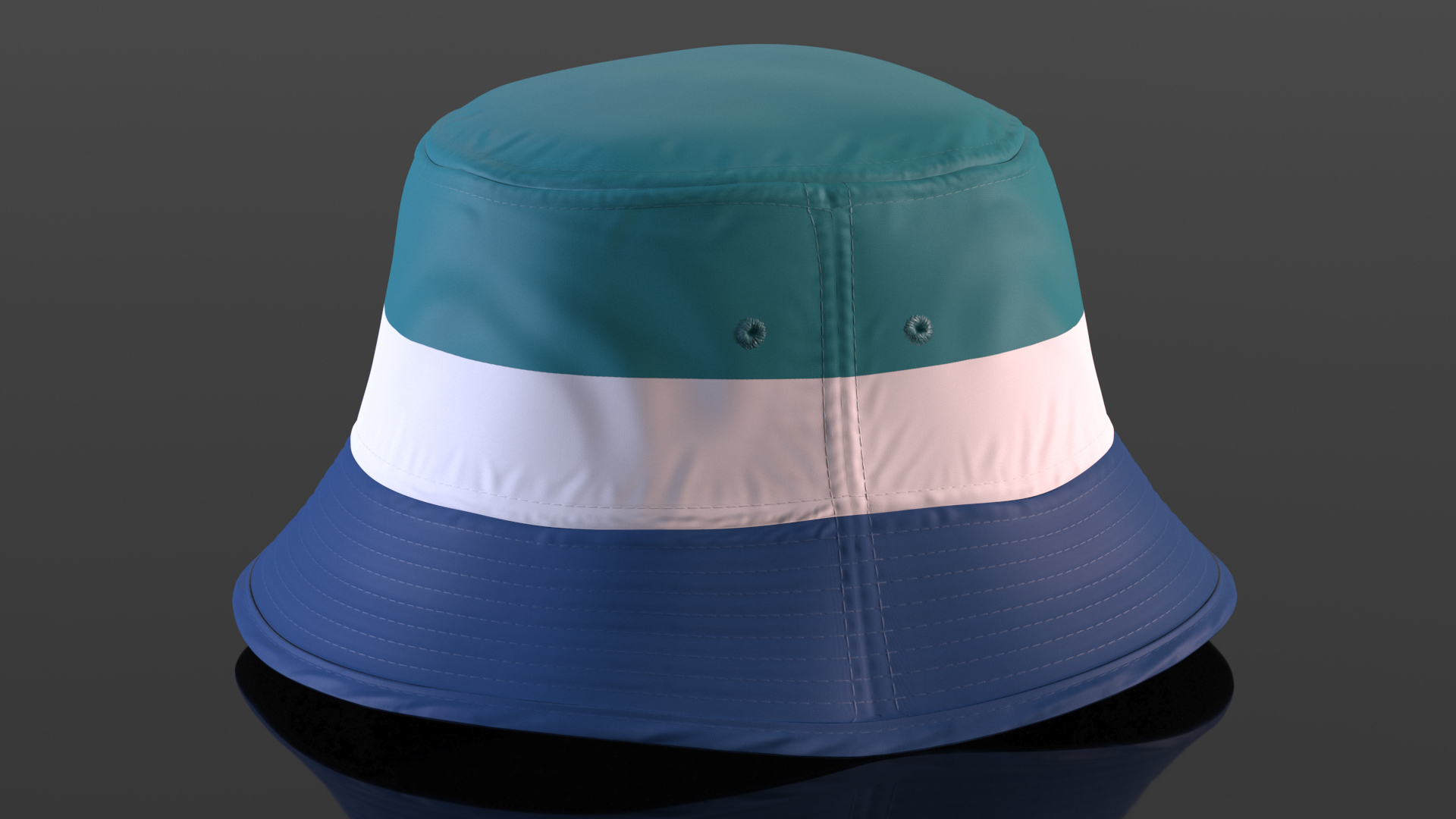 3D Vintage Bucket Hat model