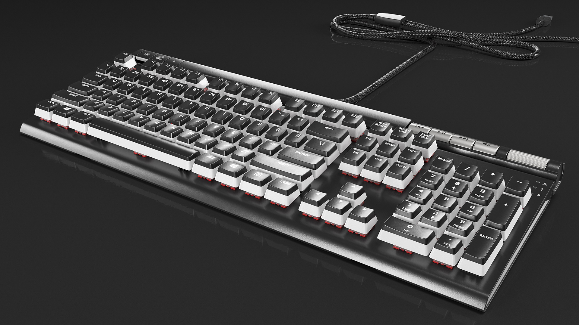 3D model RGB Mechanical Gaming Keyboard