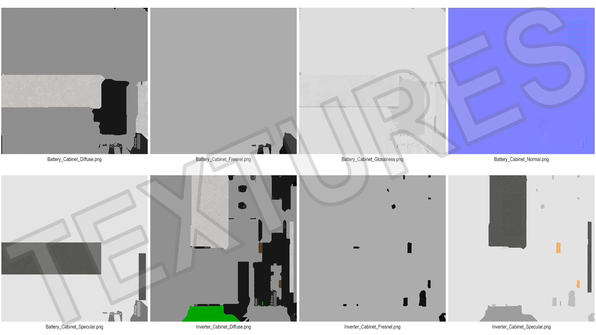 3D Energy Storage System Grey