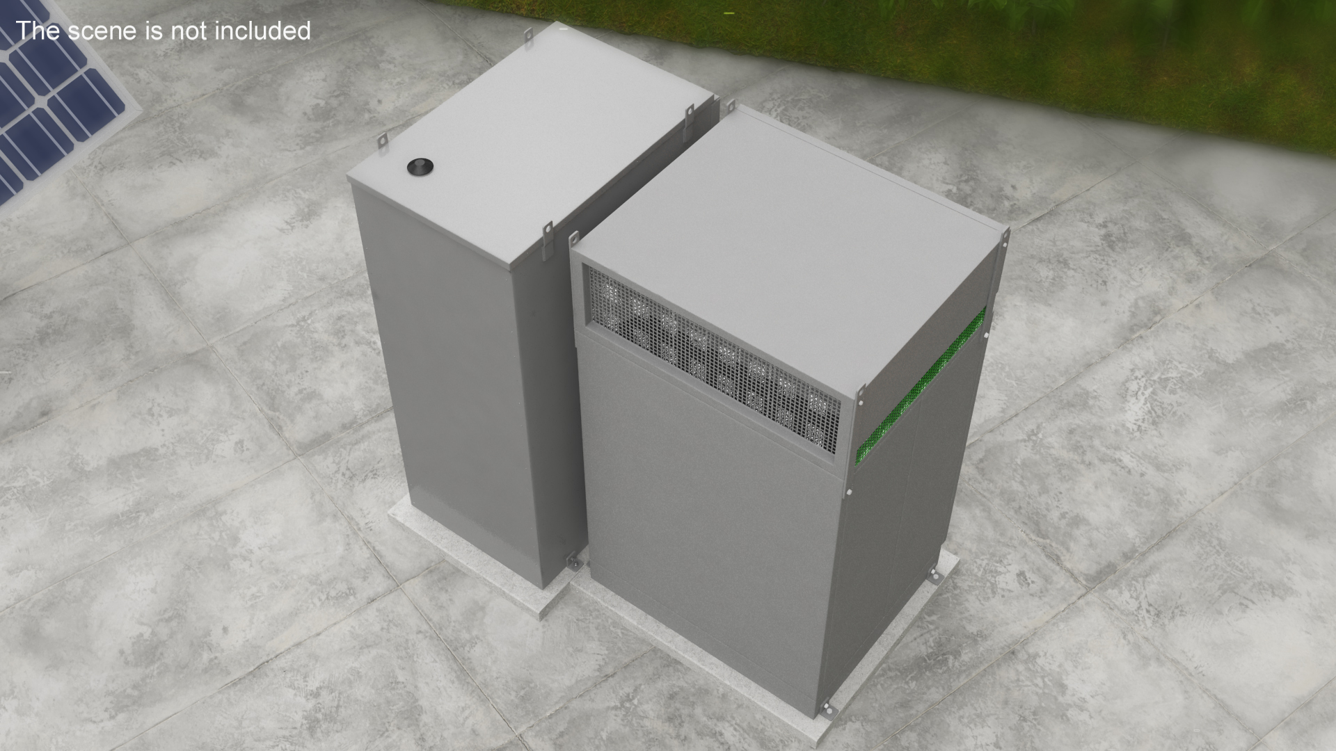 3D Energy Storage System Grey
