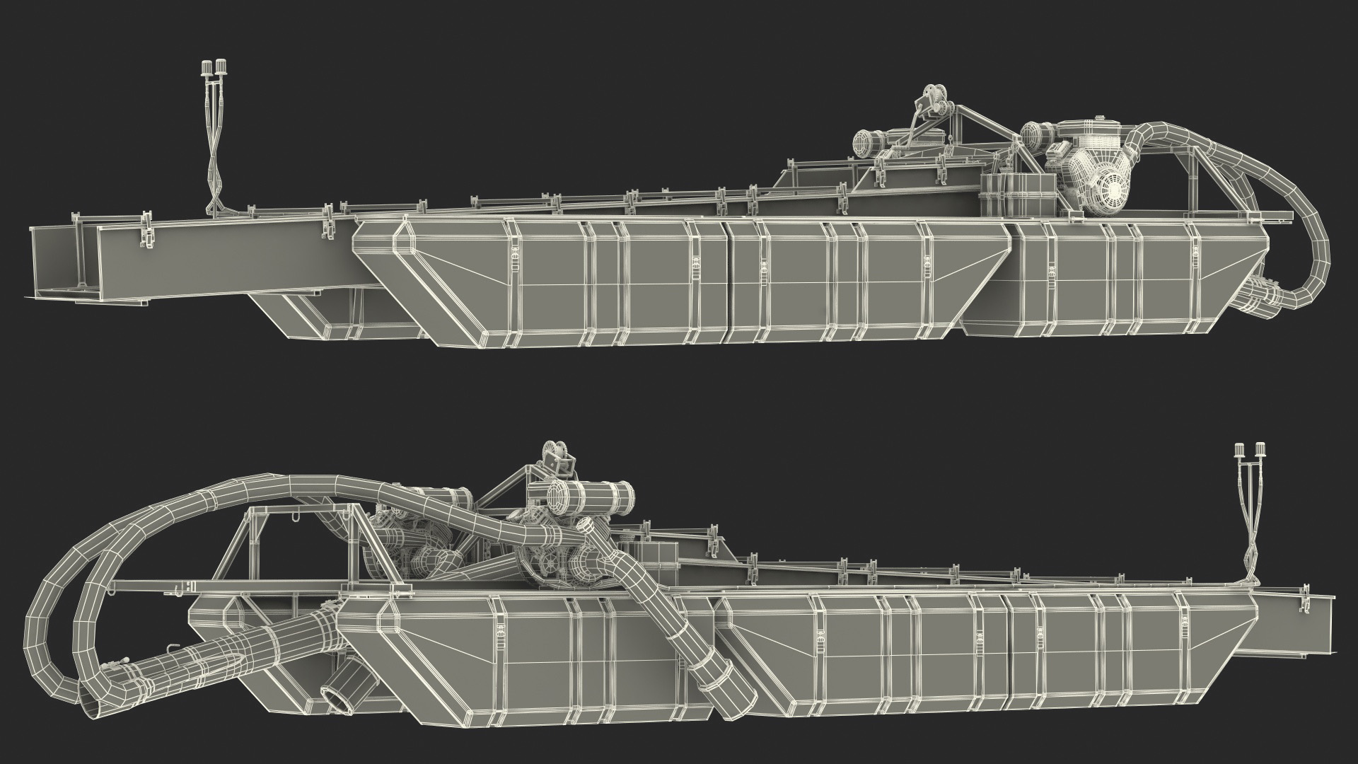 Equipment For Large-Scale Gold and Diamond Mining 3D model