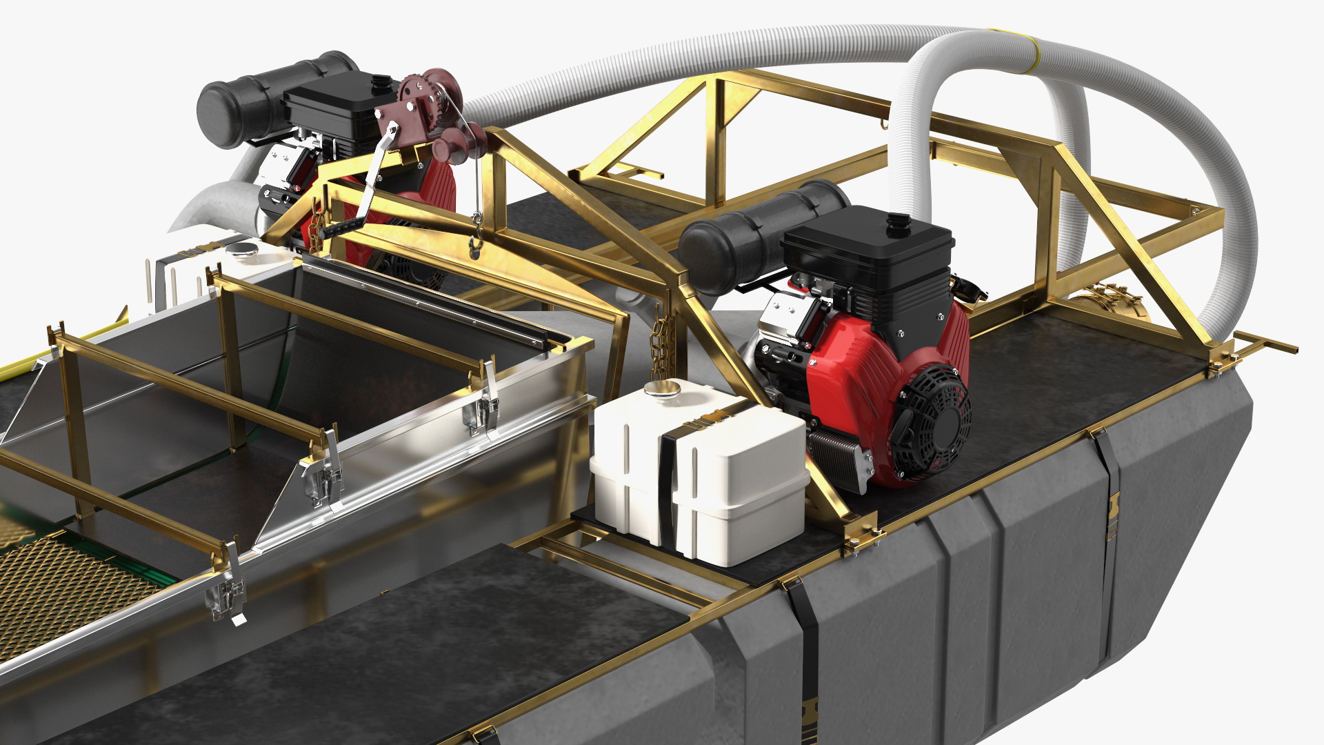 Equipment For Large-Scale Gold and Diamond Mining 3D model