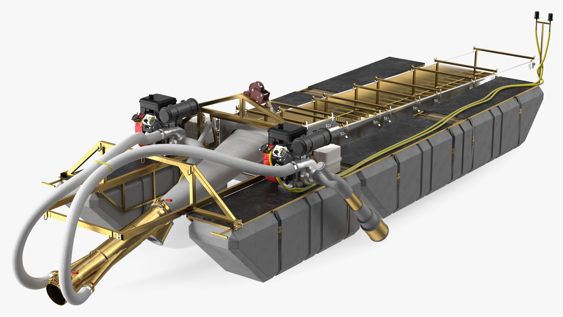 Equipment For Large-Scale Gold and Diamond Mining 3D model