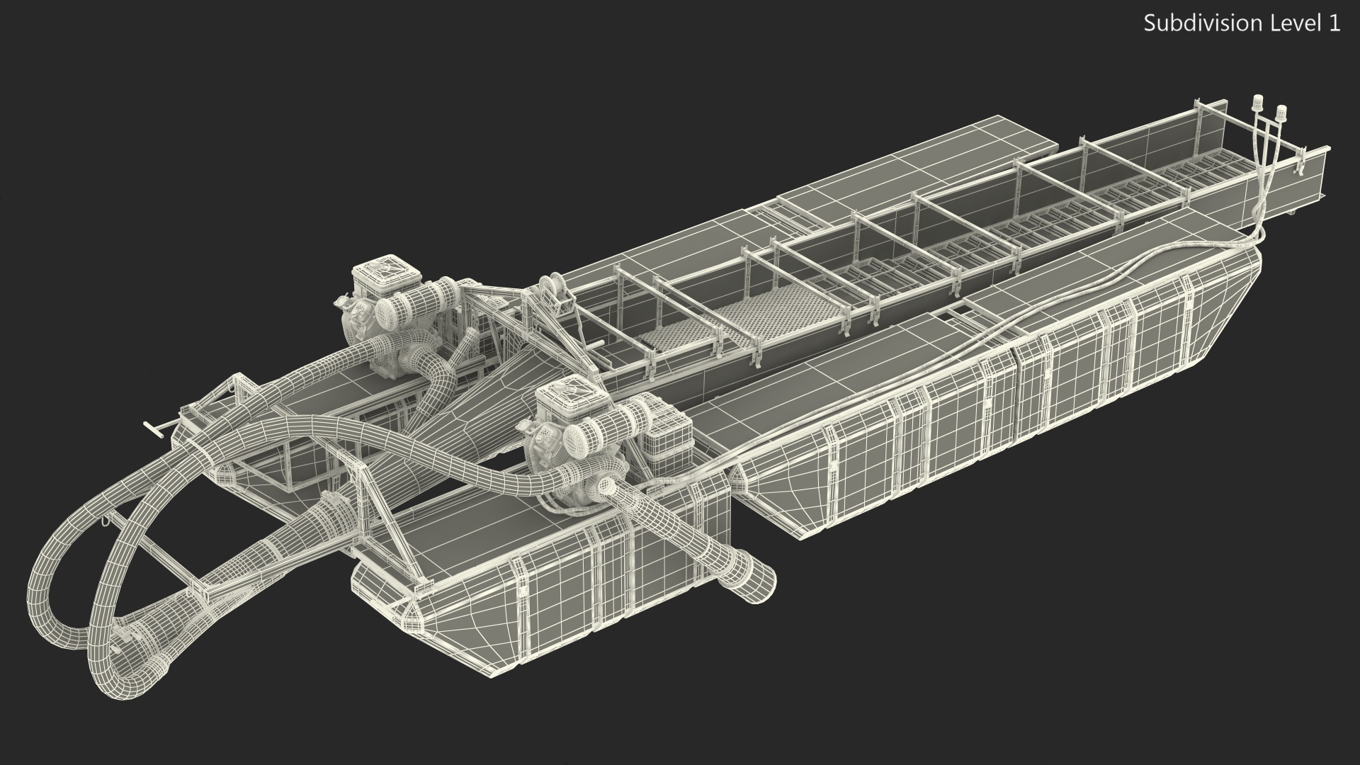Equipment For Large-Scale Gold and Diamond Mining 3D model