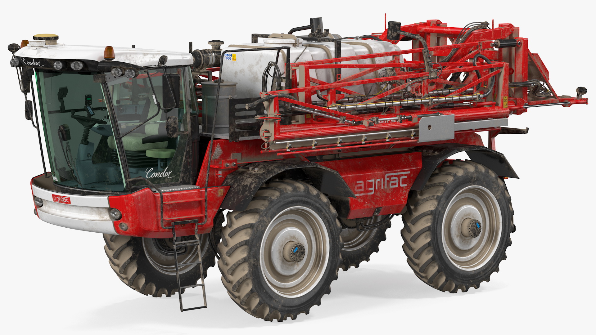 3D model Agrifac Condor 5 Self Propelled Crop Sprayer Dirty