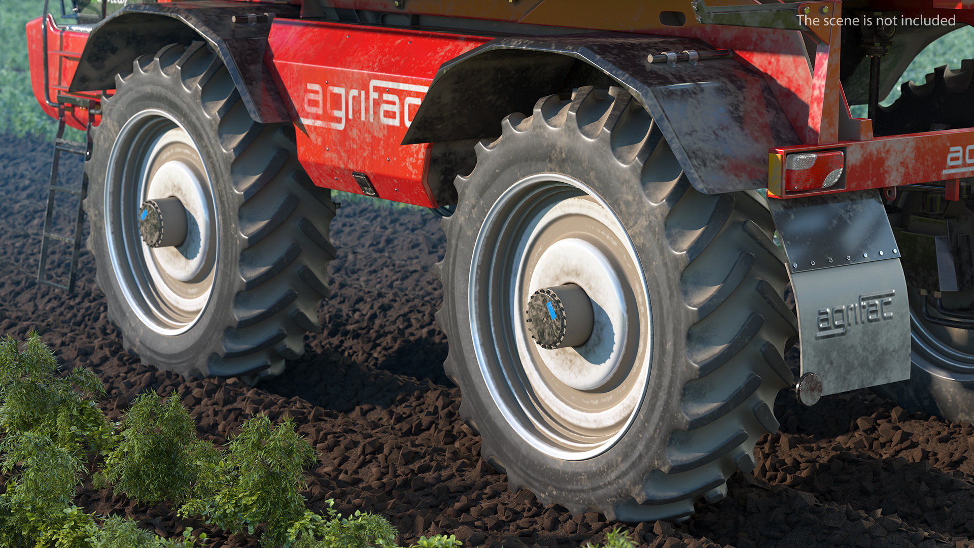 3D model Agrifac Condor 5 Self Propelled Crop Sprayer Dirty