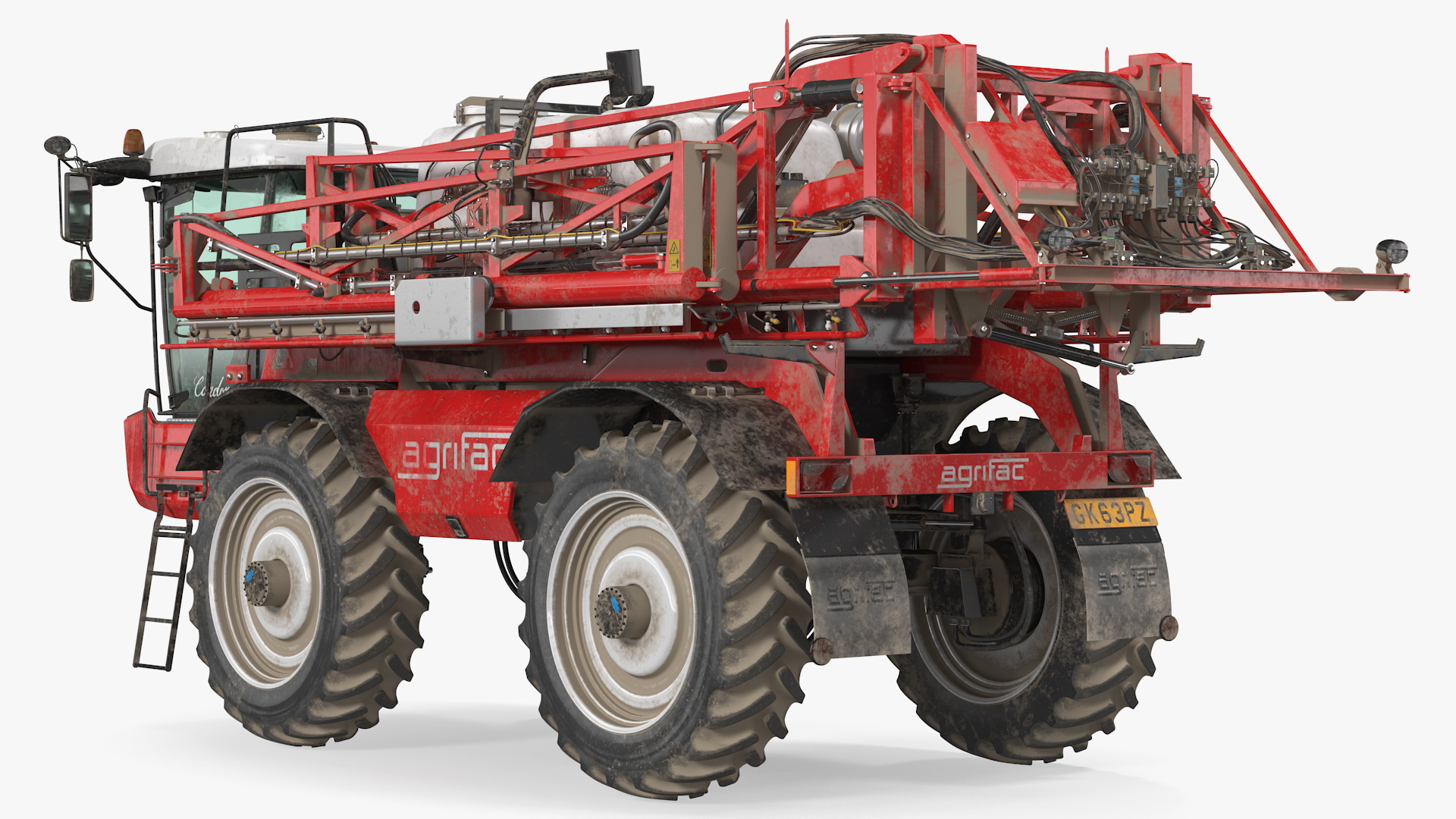 3D model Agrifac Condor 5 Self Propelled Crop Sprayer Dirty