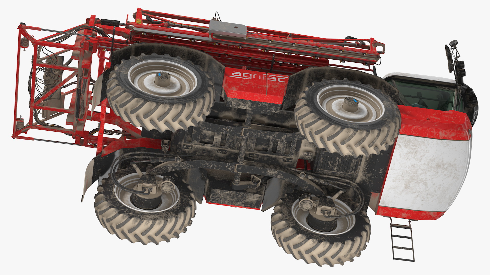 3D model Agrifac Condor 5 Self Propelled Crop Sprayer Dirty