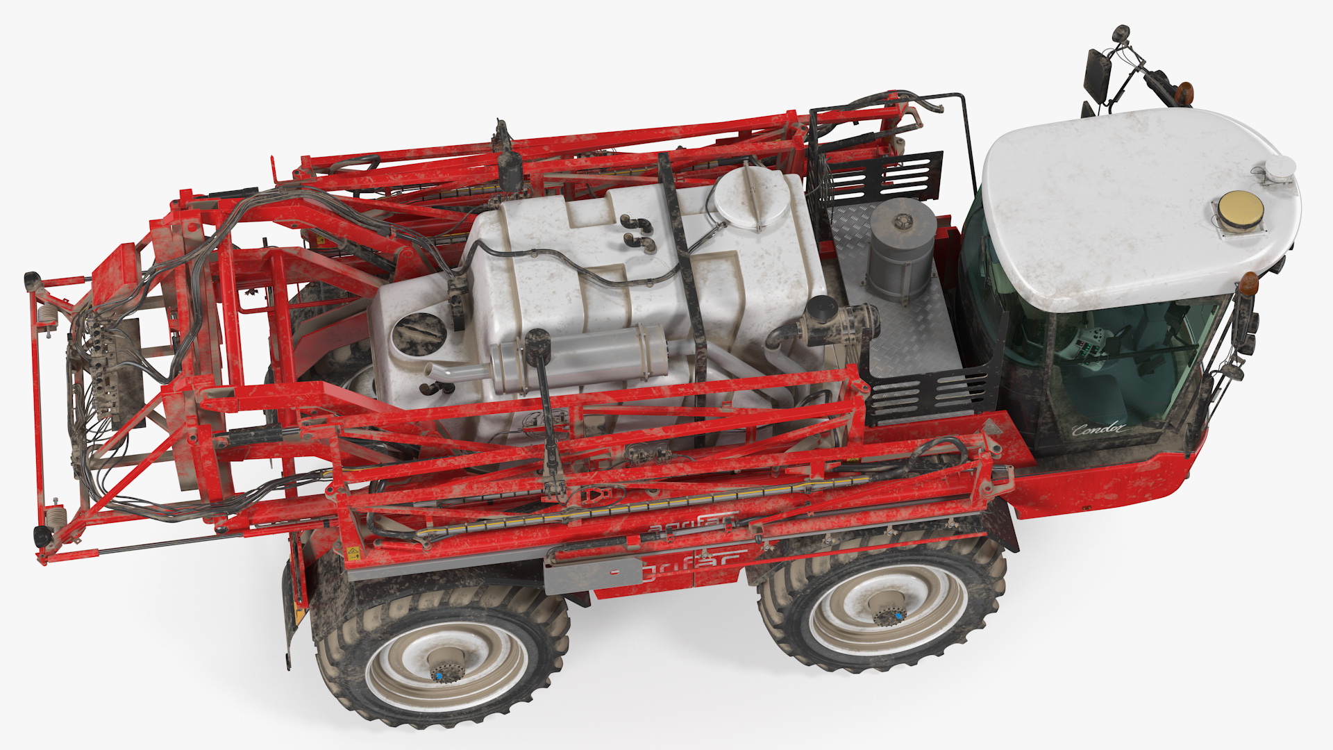 3D model Agrifac Condor 5 Self Propelled Crop Sprayer Dirty