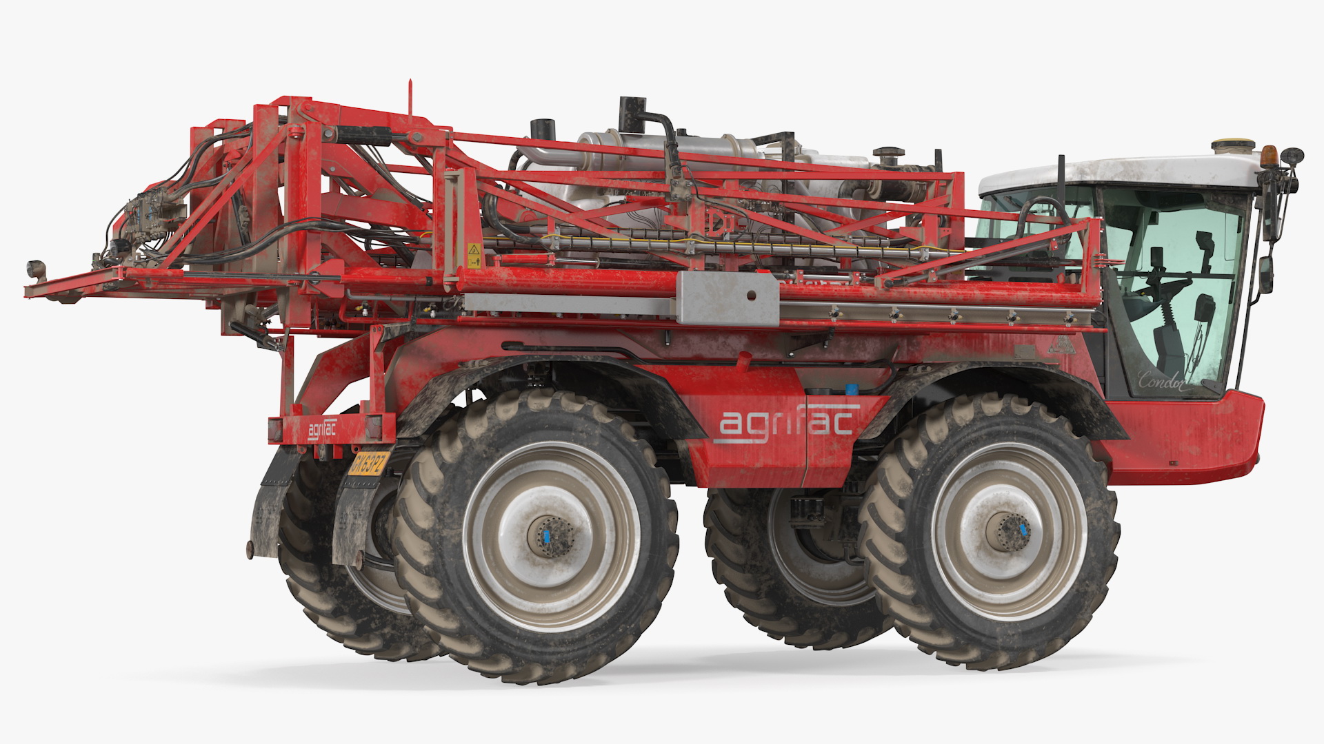3D model Agrifac Condor 5 Self Propelled Crop Sprayer Dirty