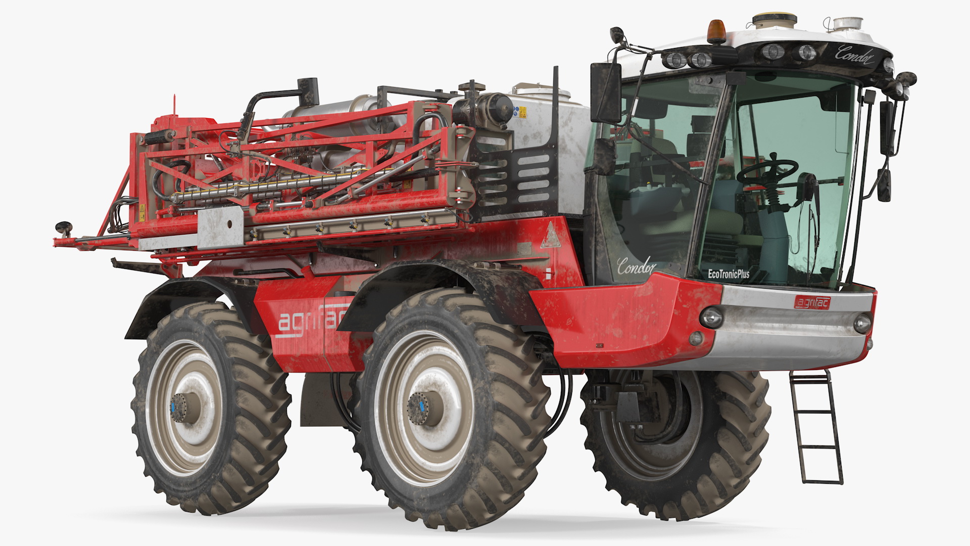 3D model Agrifac Condor 5 Self Propelled Crop Sprayer Dirty