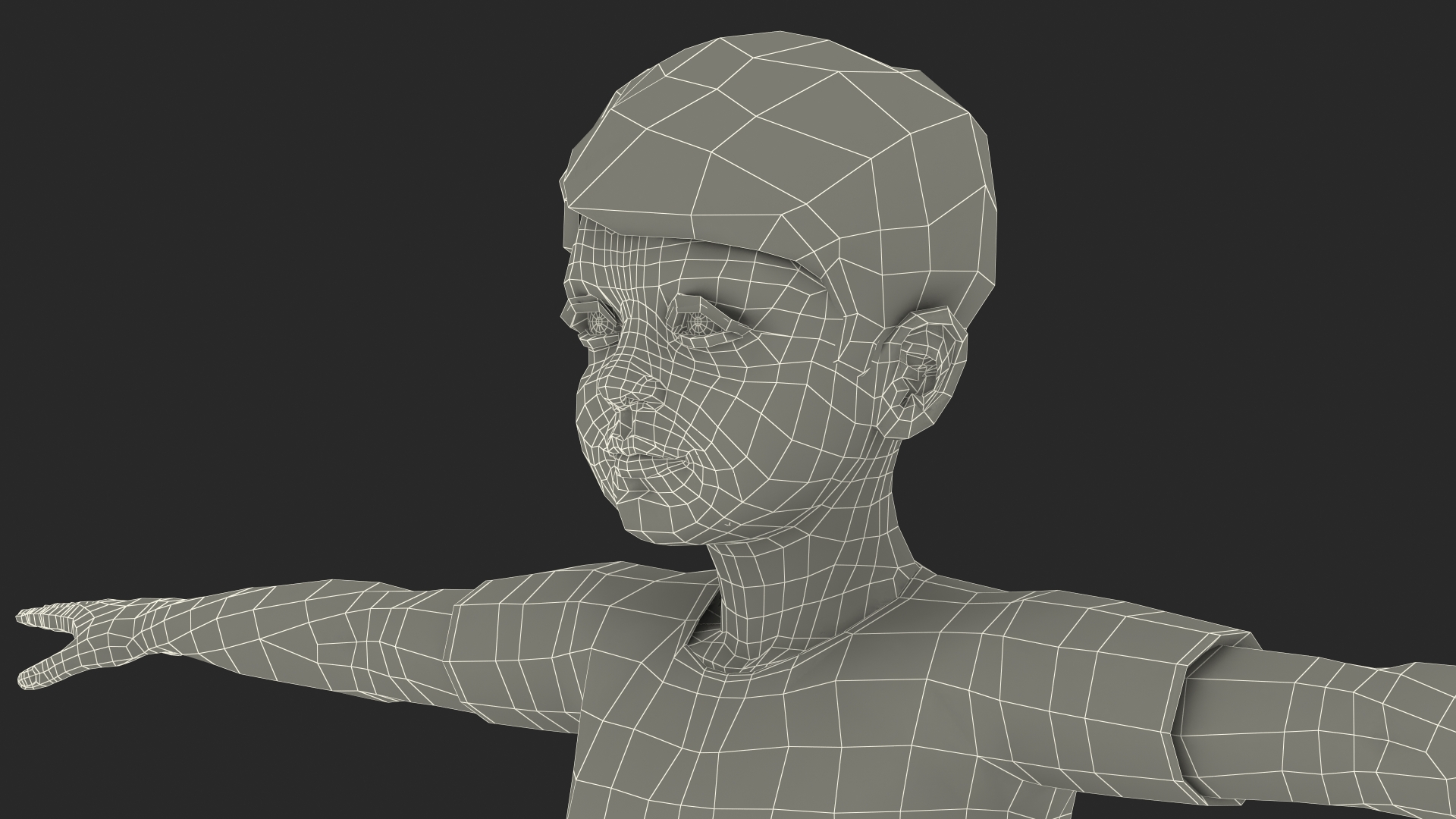 3D Child Boy Home Style Rigged for Maya