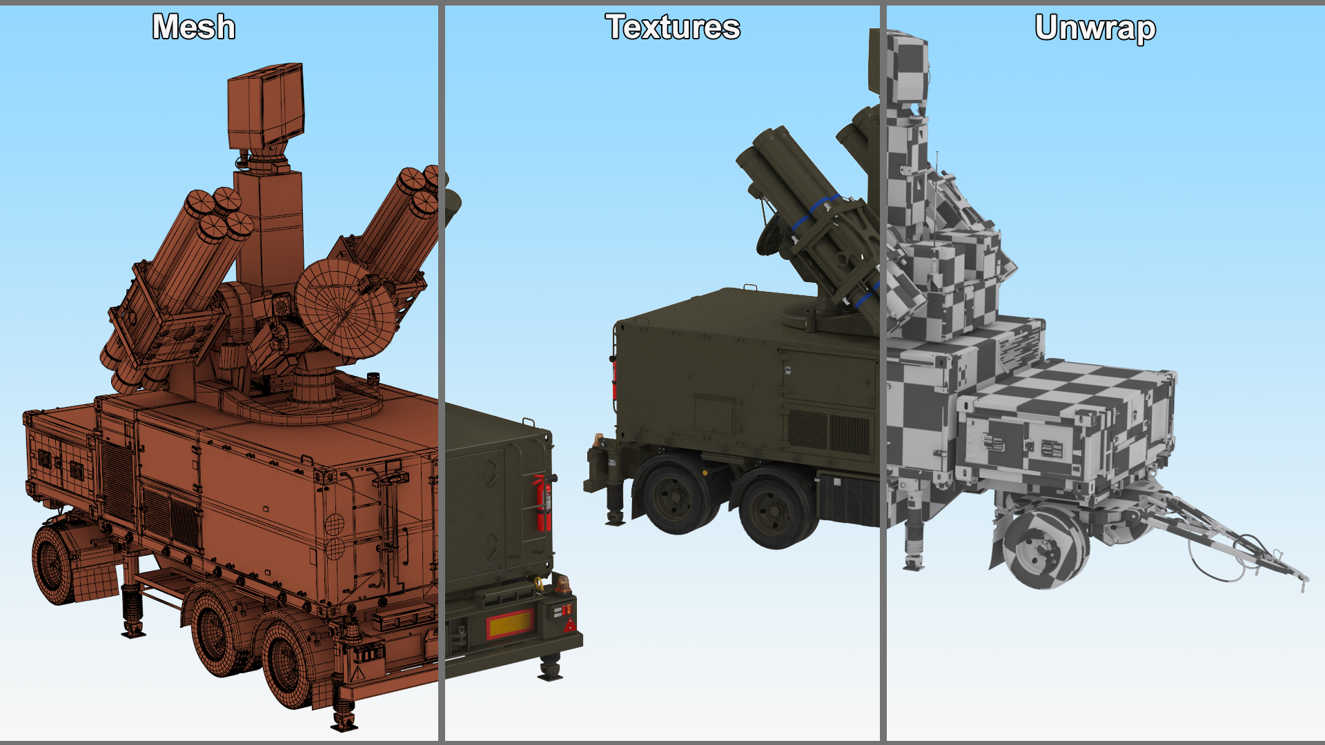 Missile Launcher at the Ready 3D model