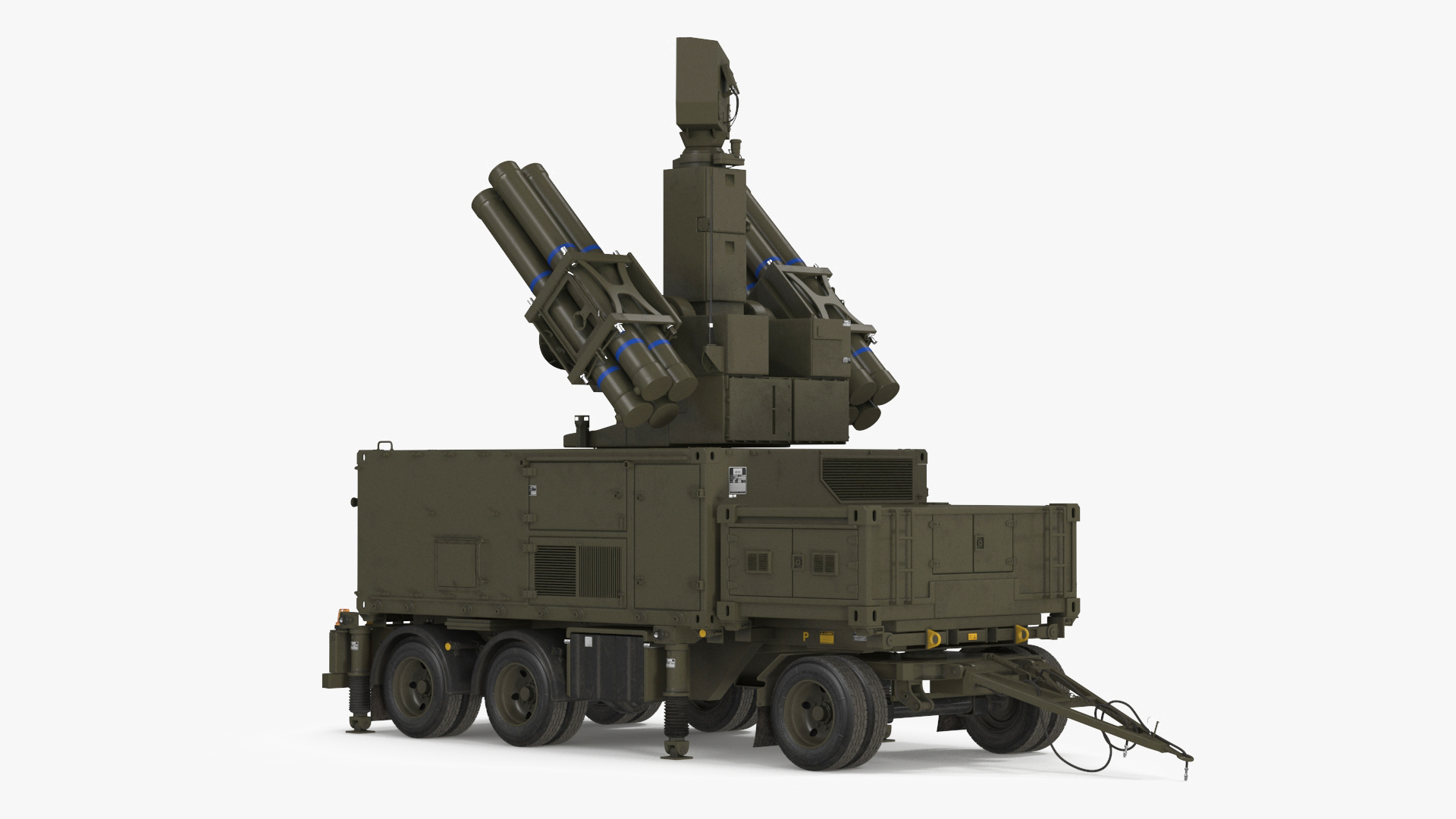 Missile Launcher at the Ready 3D model