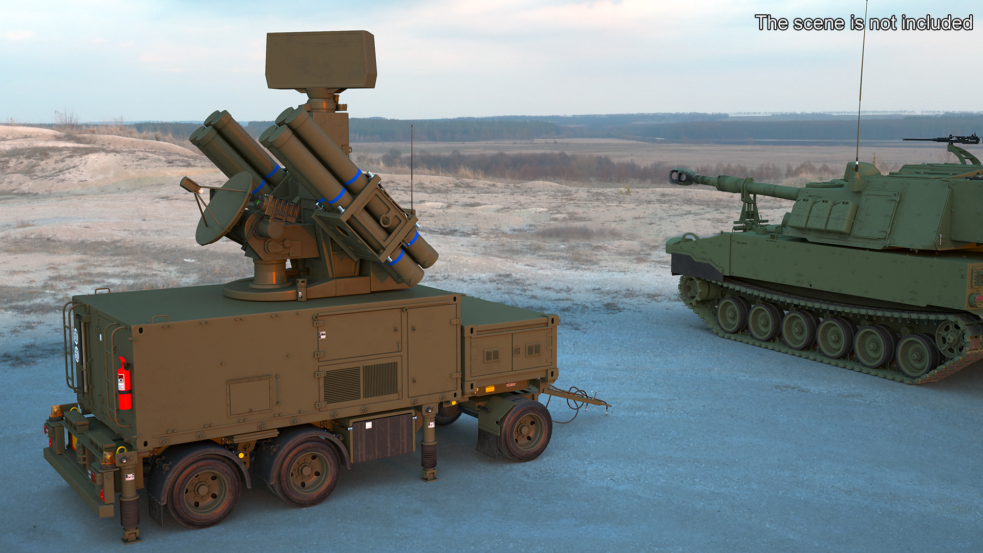 Missile Launcher at the Ready 3D model