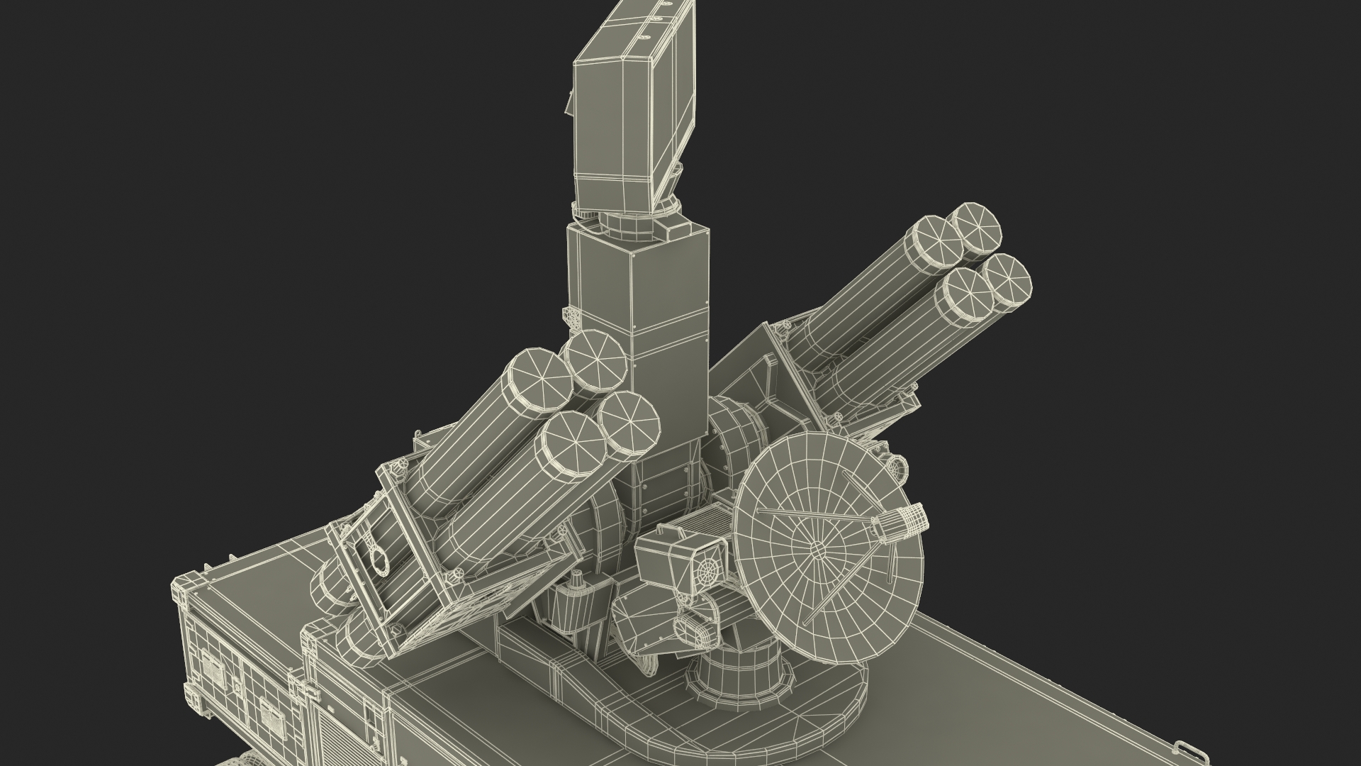 Missile Launcher at the Ready 3D model