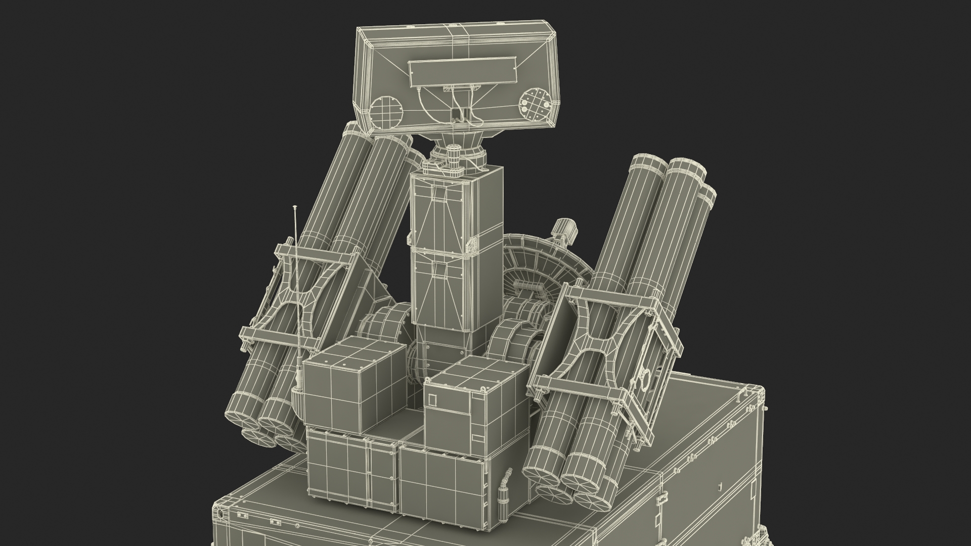 Missile Launcher at the Ready 3D model