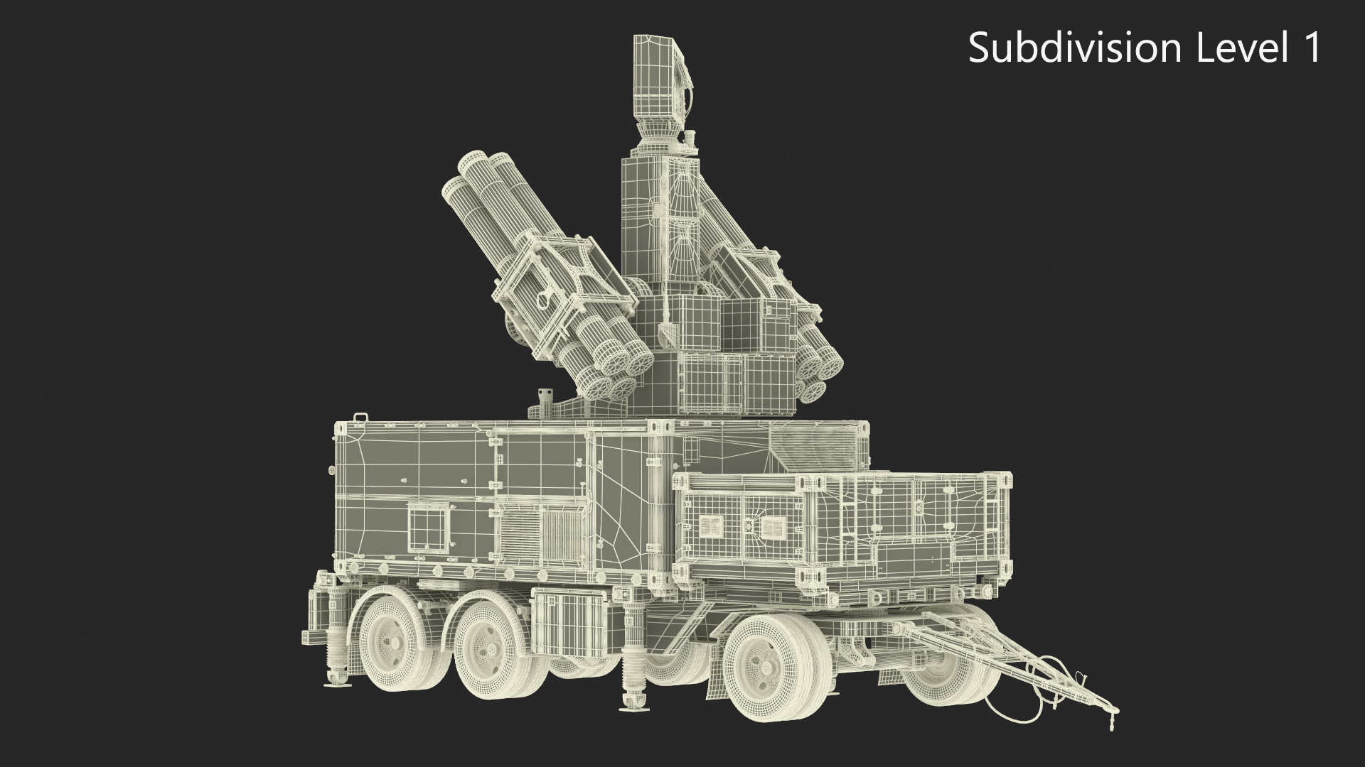 Missile Launcher at the Ready 3D model