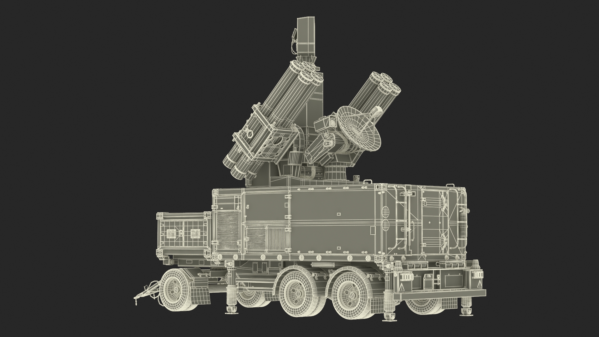 Missile Launcher at the Ready 3D model