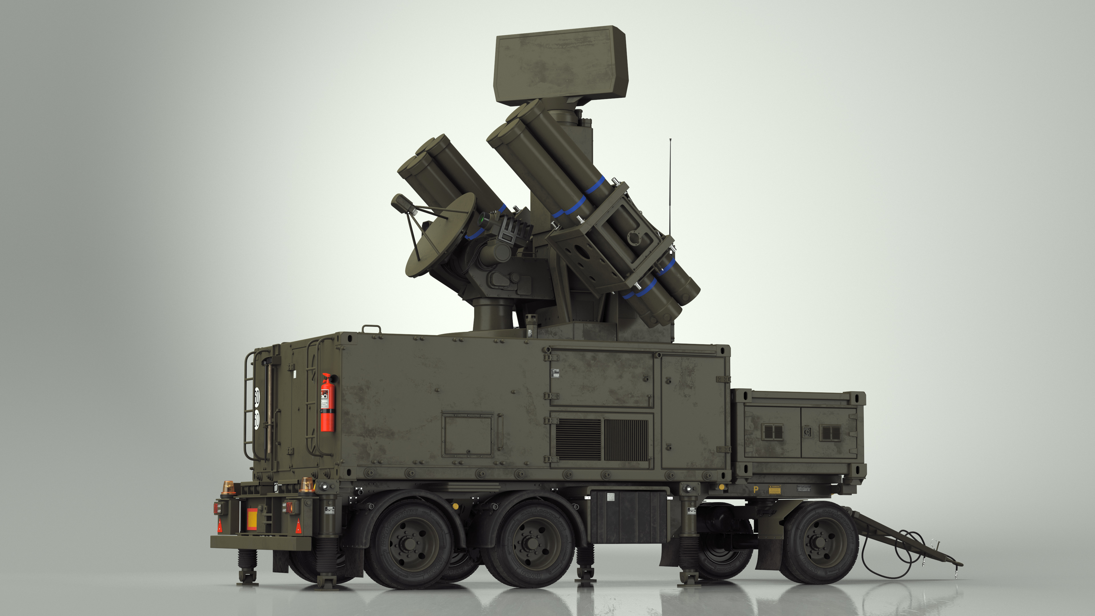 Missile Launcher at the Ready 3D model