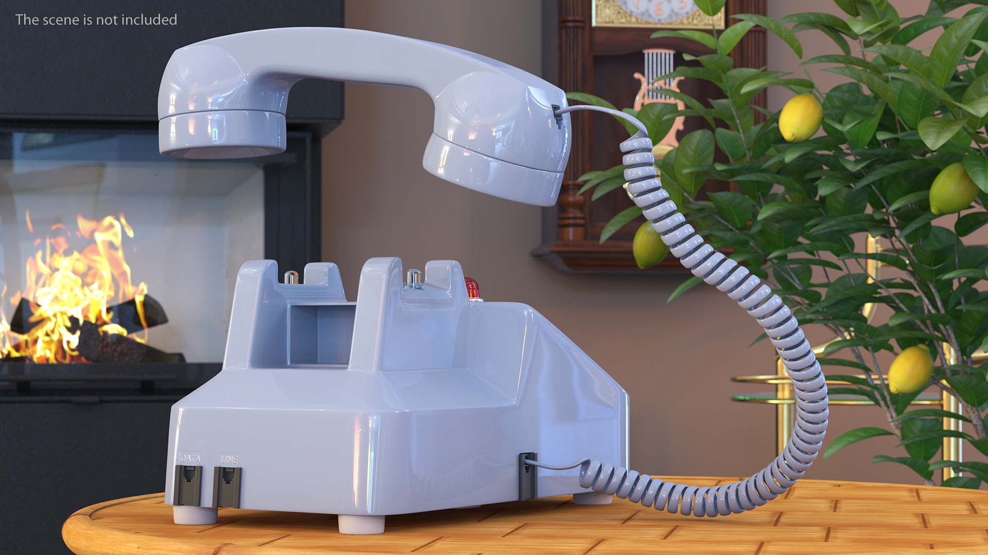 Retro Telephone Off Hook 3D model