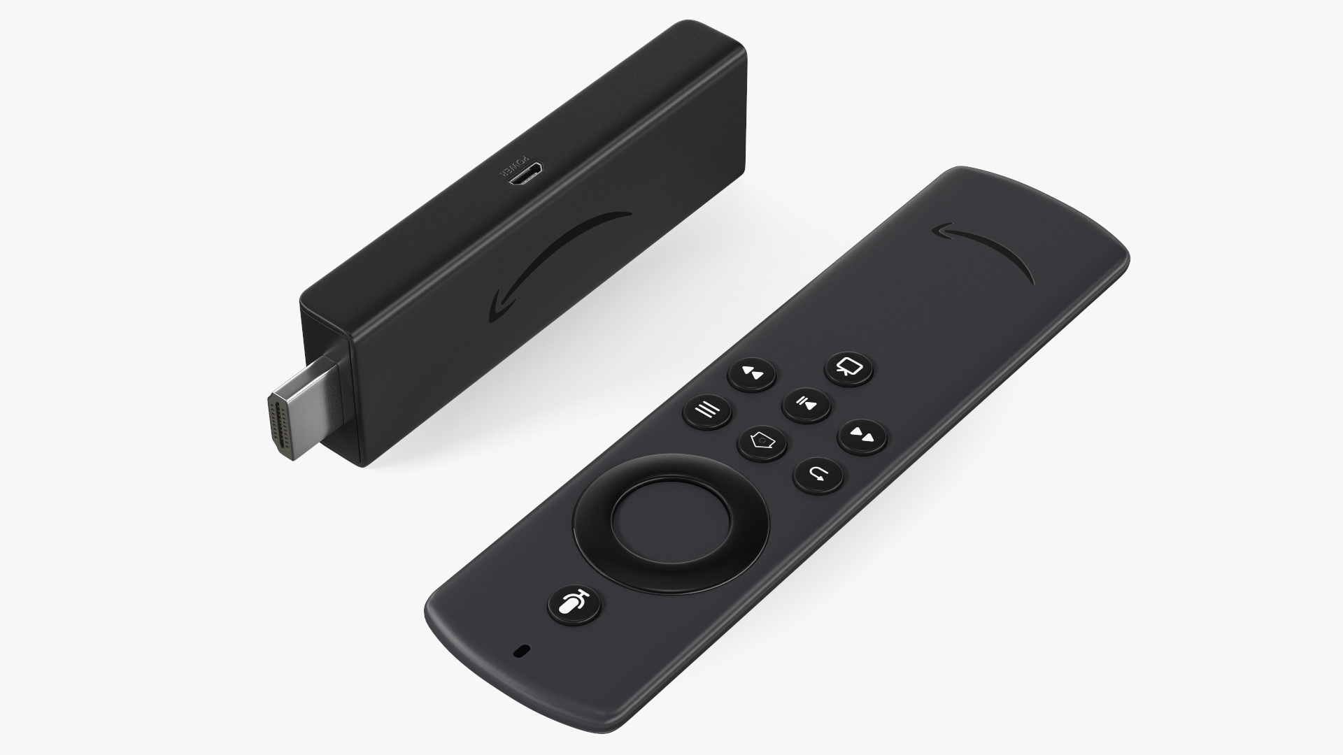 3D Amazon Fire TV Stick Lite with Alexa Voice Remote Set model