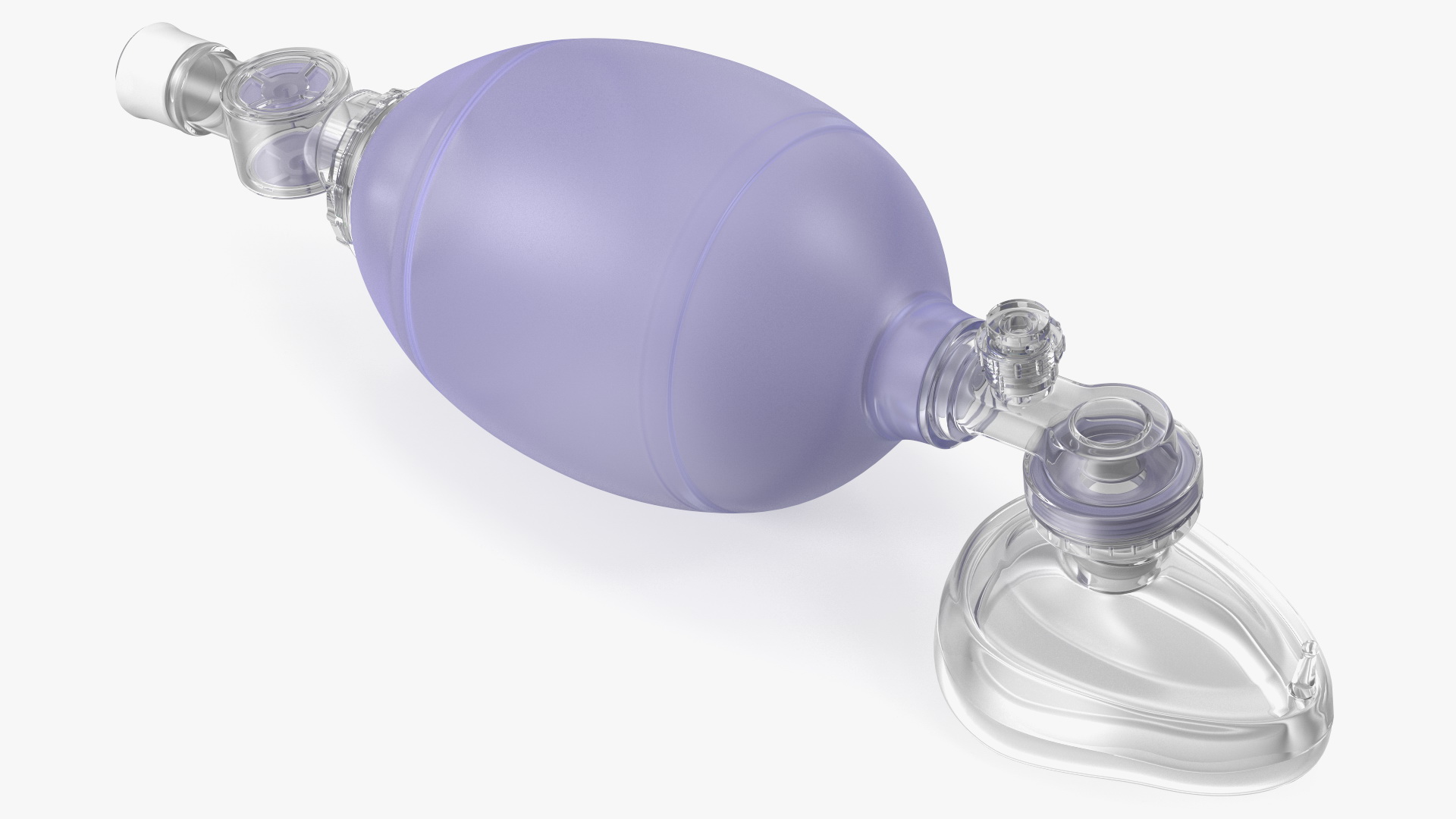 3D PVC Manual Resuscitator model