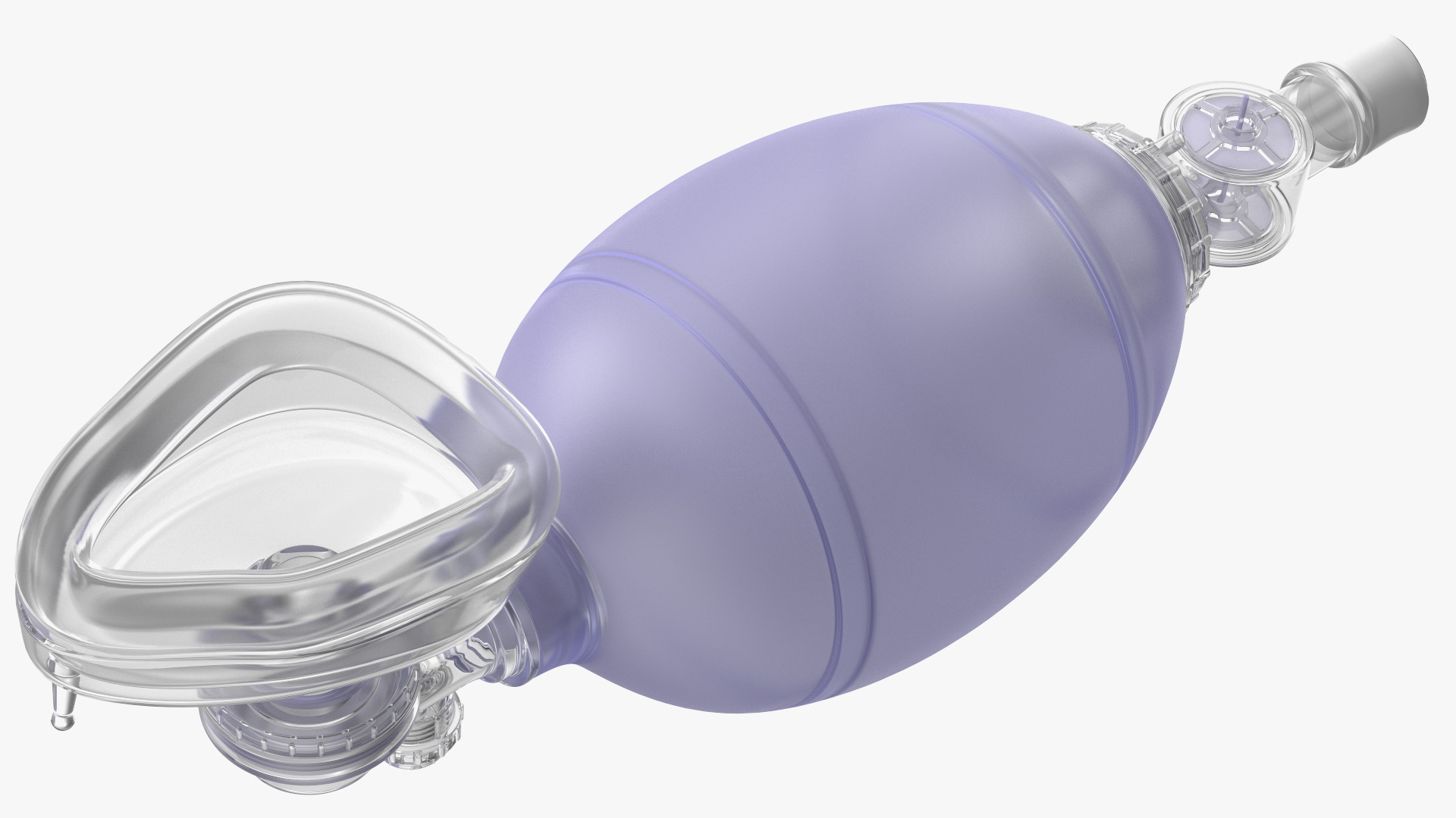 3D PVC Manual Resuscitator model
