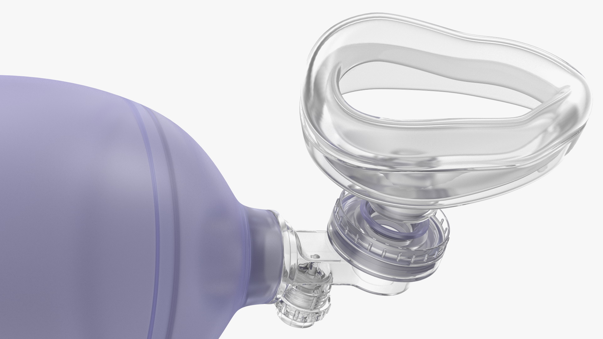 3D PVC Manual Resuscitator model