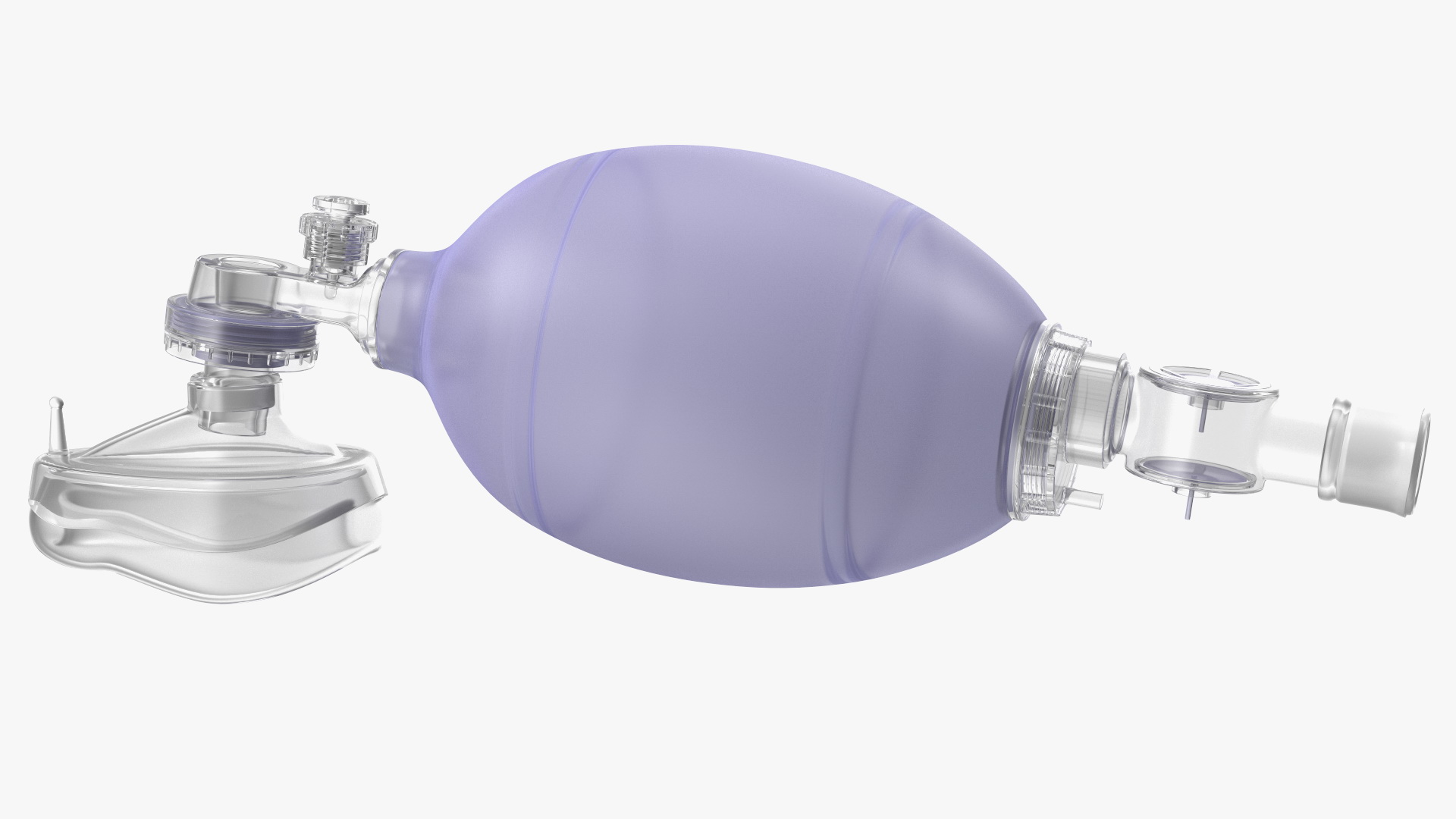 3D PVC Manual Resuscitator model