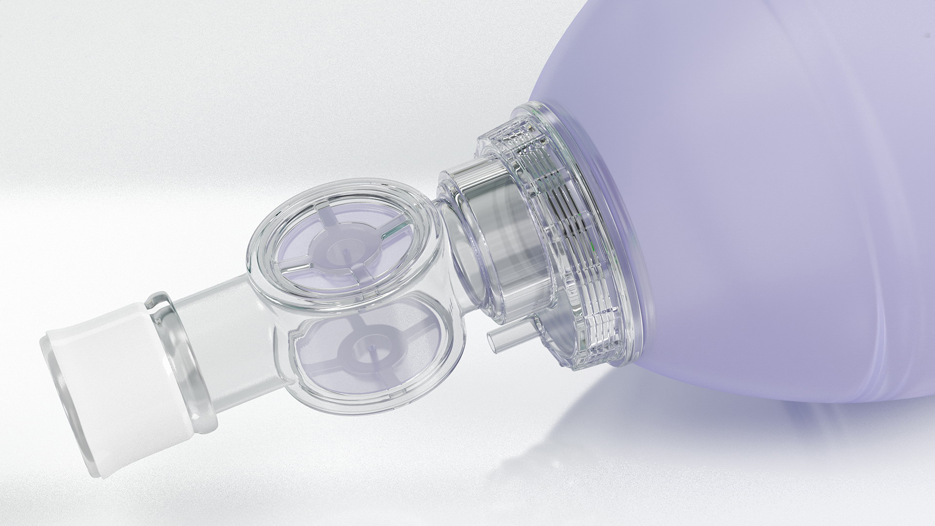 3D PVC Manual Resuscitator model