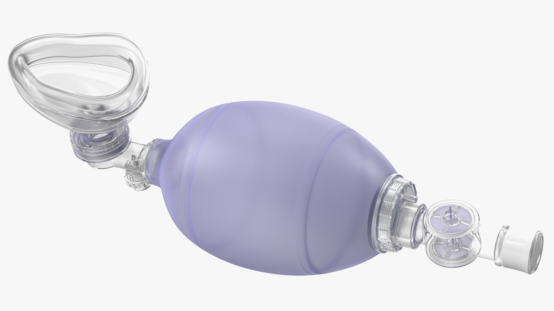 3D PVC Manual Resuscitator model