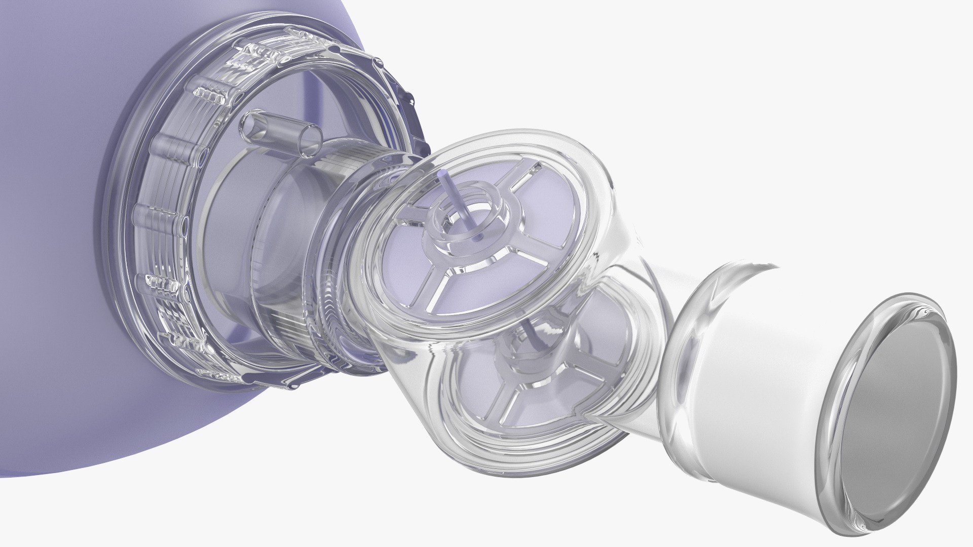 3D PVC Manual Resuscitator model