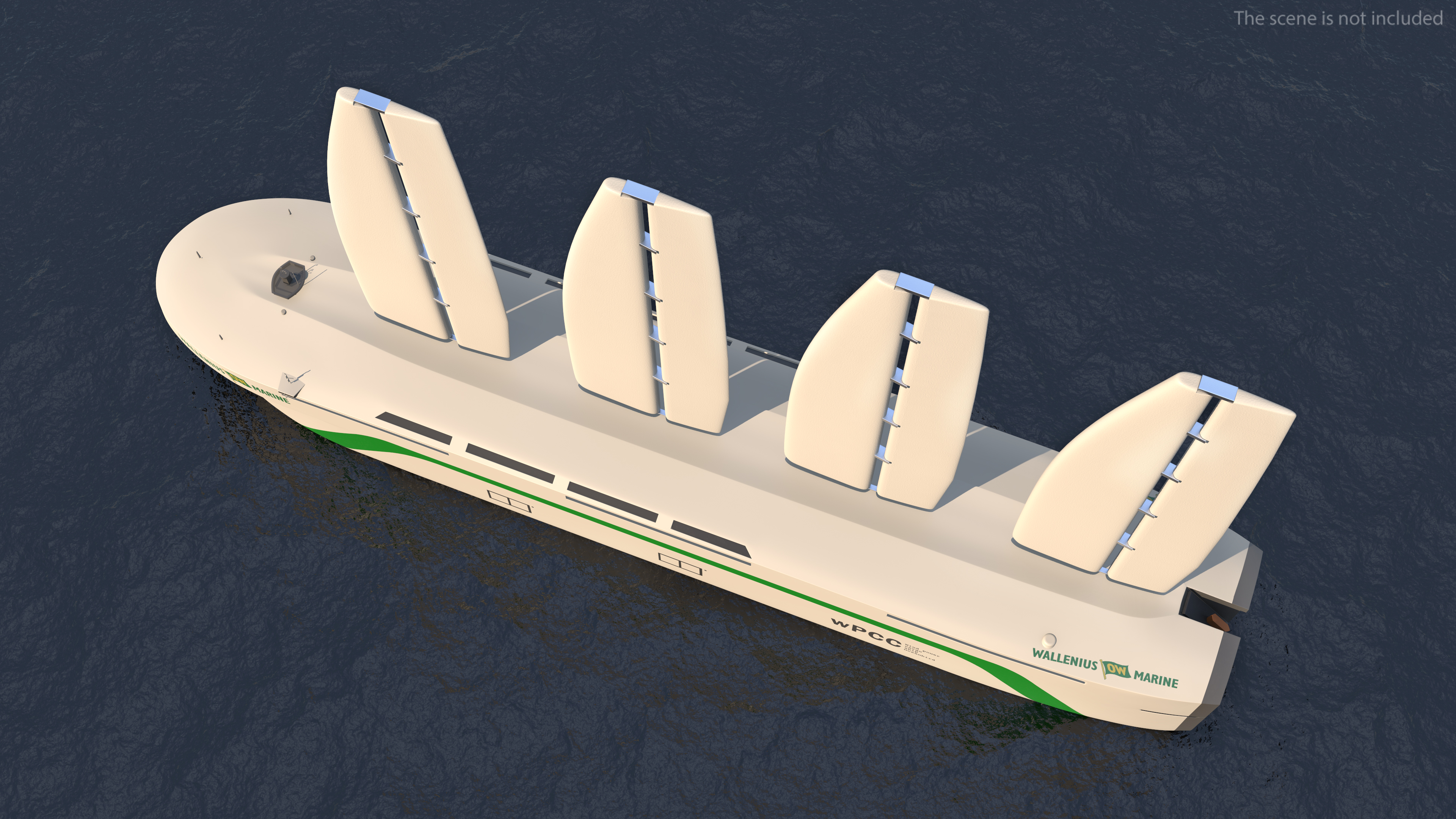 3D Wallenius Marine Oceanbird Ship