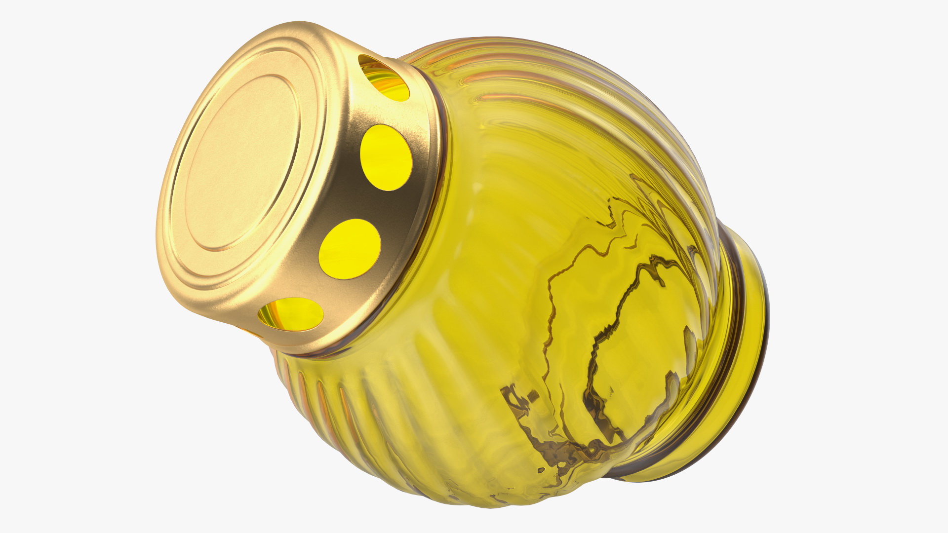 3D Memorial Grave Lamp No Candle Yellow