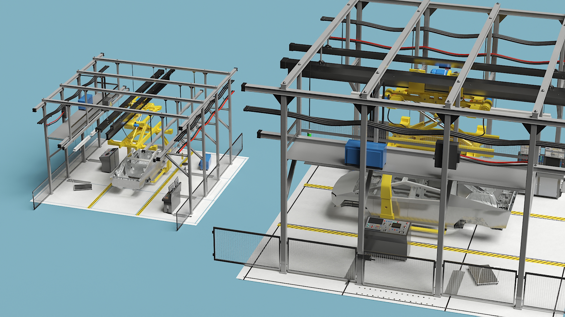3D model Automatic Cybertruck Body Line